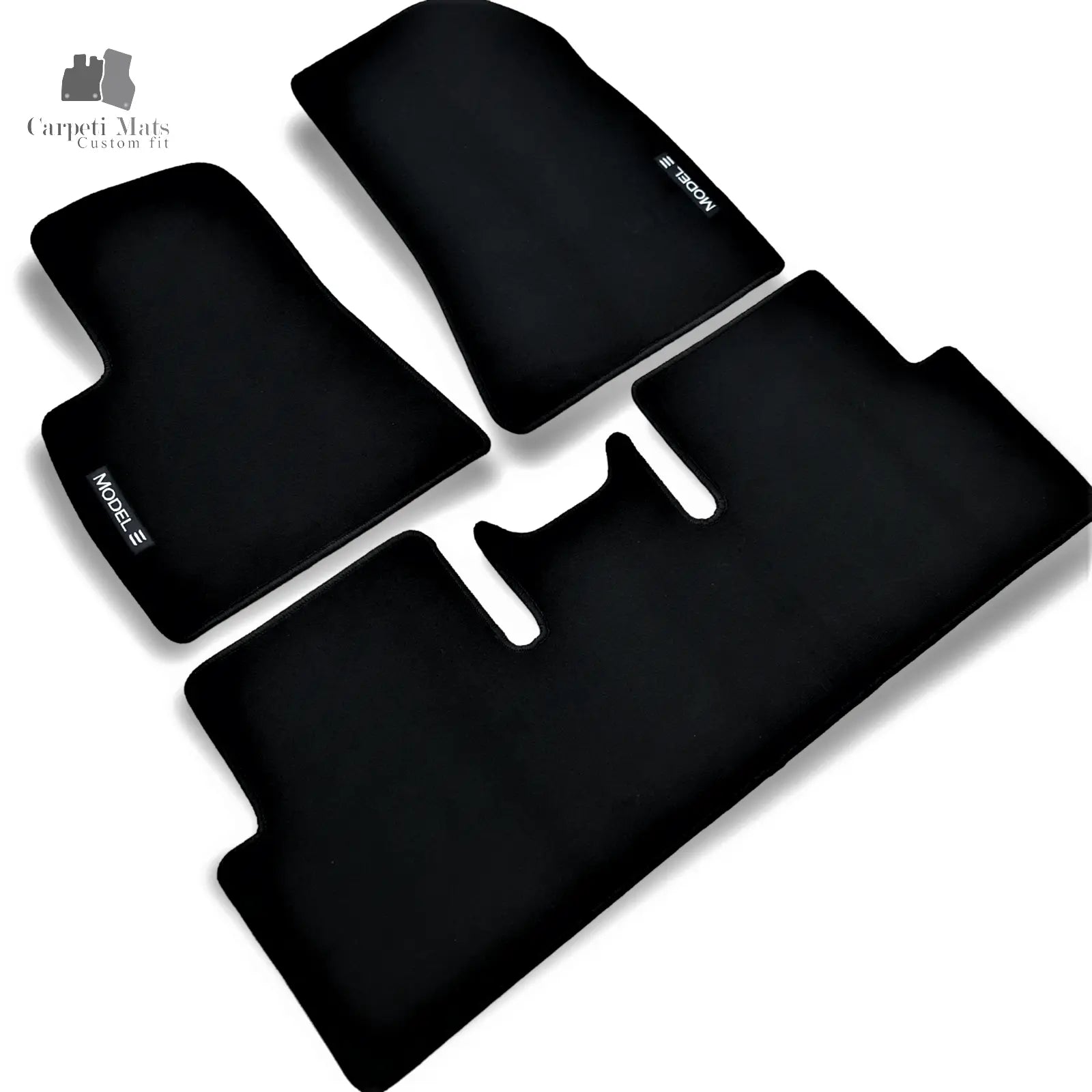 Carpet Car Floor Mats Velour for TESLA MODEL 3 2017-2020 logo Car Floor Mats Velour CarpetiMats