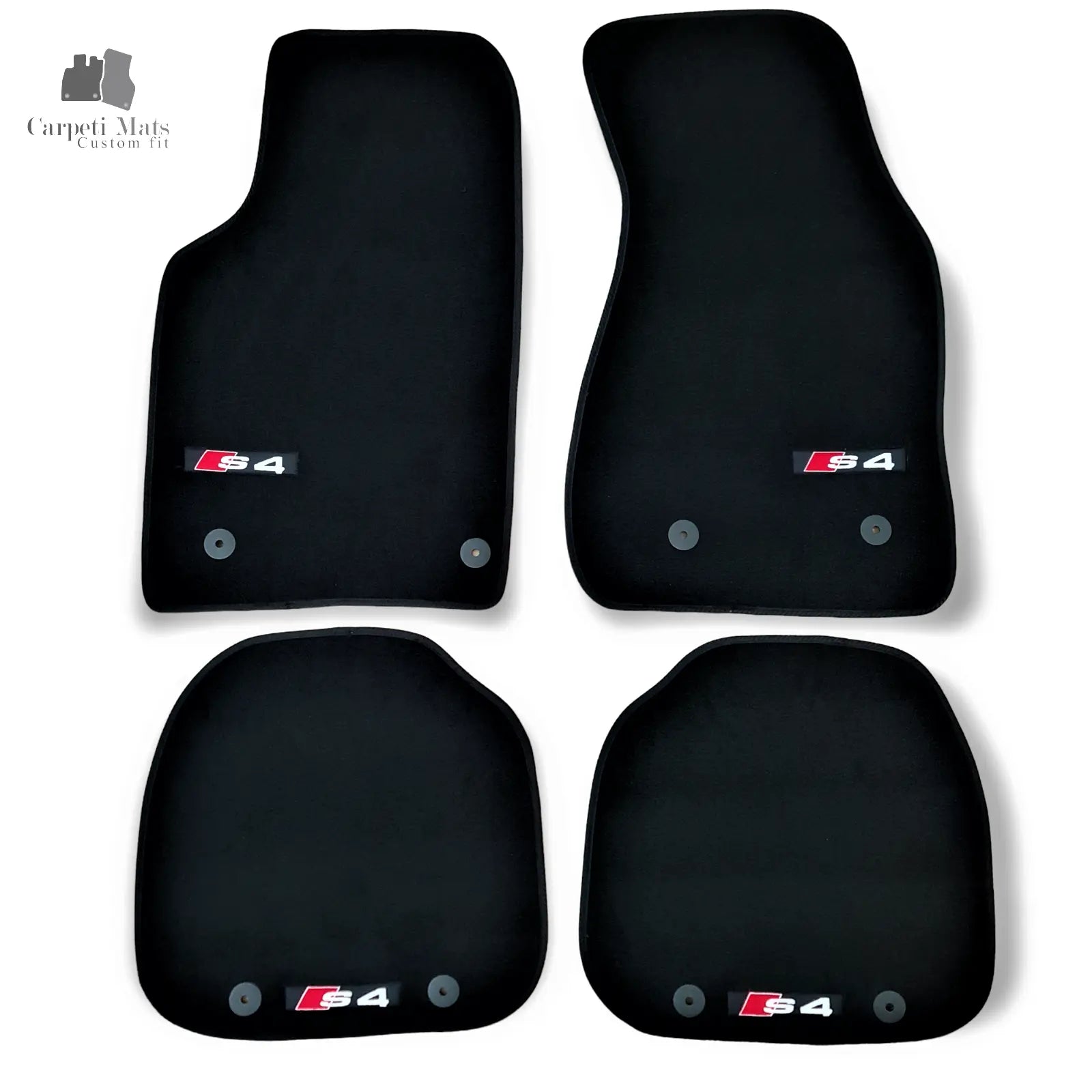 Carpet Car Floor Mats Velour for Audi A4 S4 B5 11.1996-11.2001 S4 Car Floor Mats Velour CarpetiMats