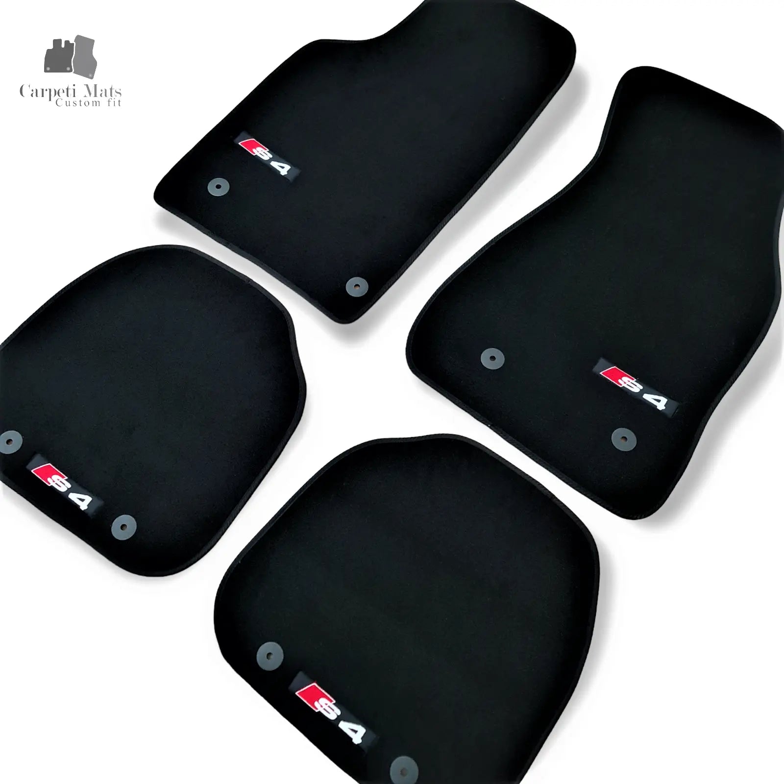 Carpet Car Floor Mats Velour for Audi A4 S4 B5 11.1996-11.2001 S4 Car Floor Mats Velour CarpetiMats