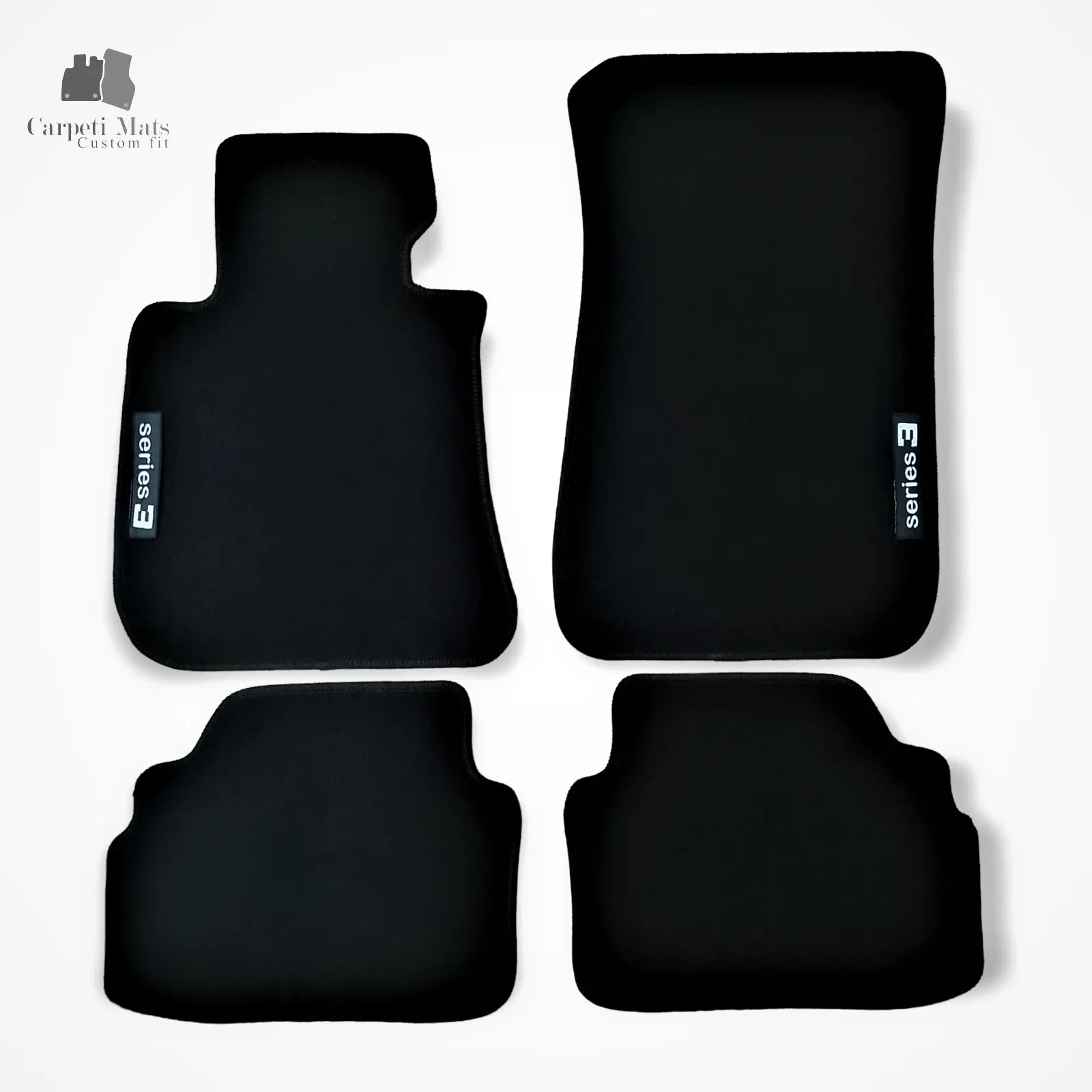 Carpet Car Floor Mats Velour for BMW 3 Е92 COUPE 2007-08.2013 logo Car Floor Mats Velour CarpetiMats