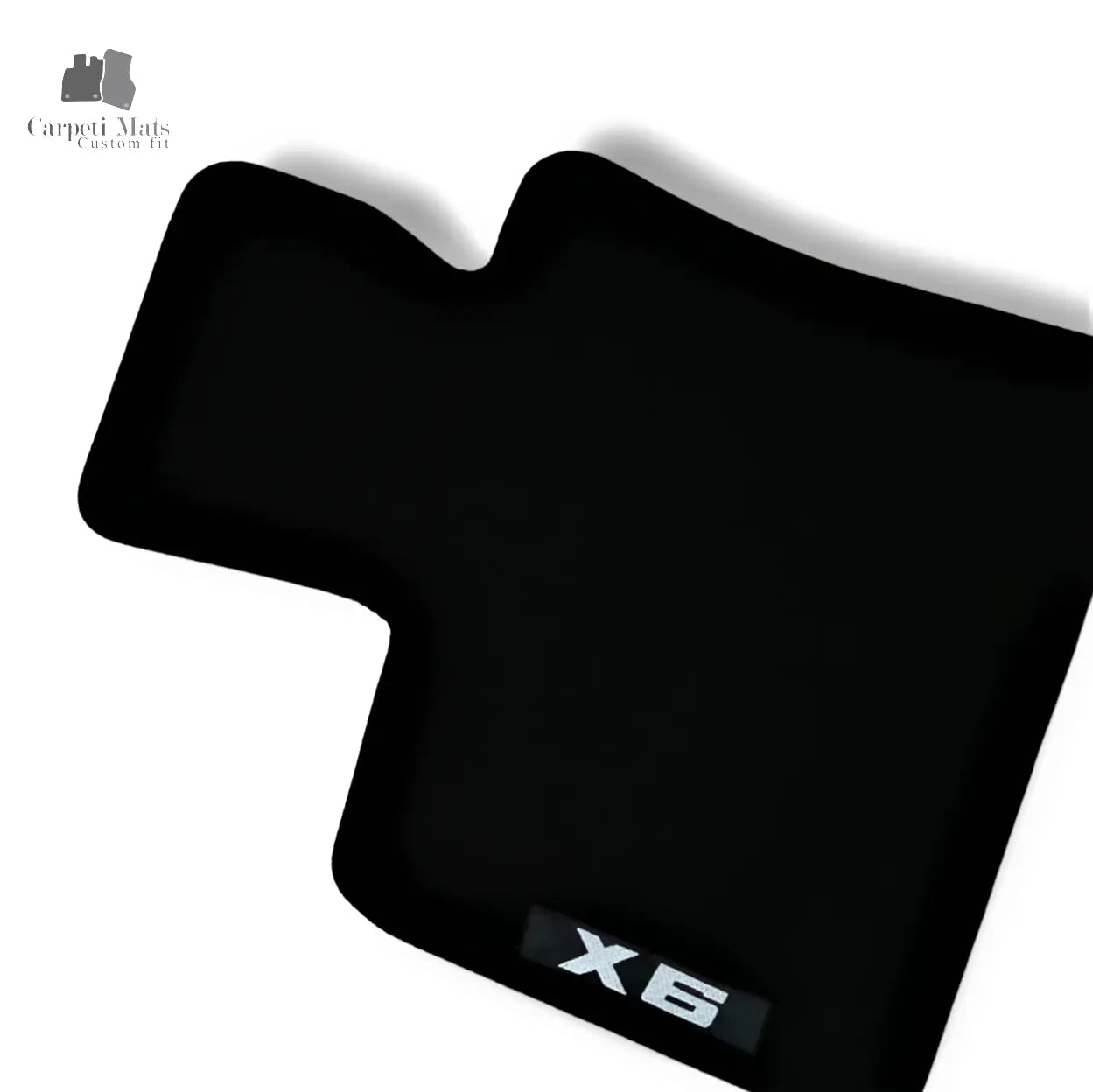 Carpet Car Floor Mats Velour for BMW X6 F16 01.2014-05.2019 logo Car Floor Mats Velour CarpetiMats