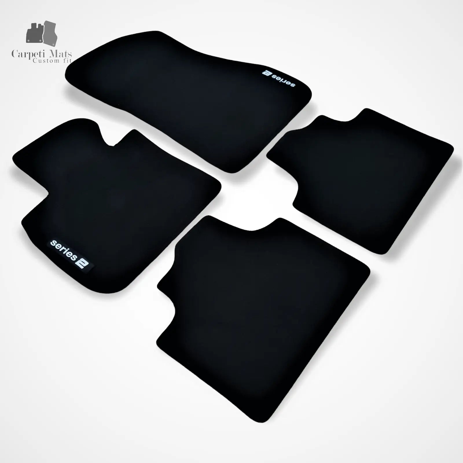 Carpet Car Floor Mats Velour for BMW 2 2014-> F45 Active tourer logo Car Floor Mats Velour CarpetiMats