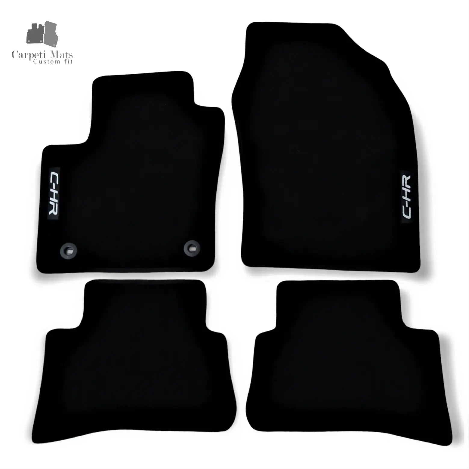 Carpet Car Floor Mats Velour for Toyota C-HR 2016-> logo Car Floor Mats Velour CarpetiMats