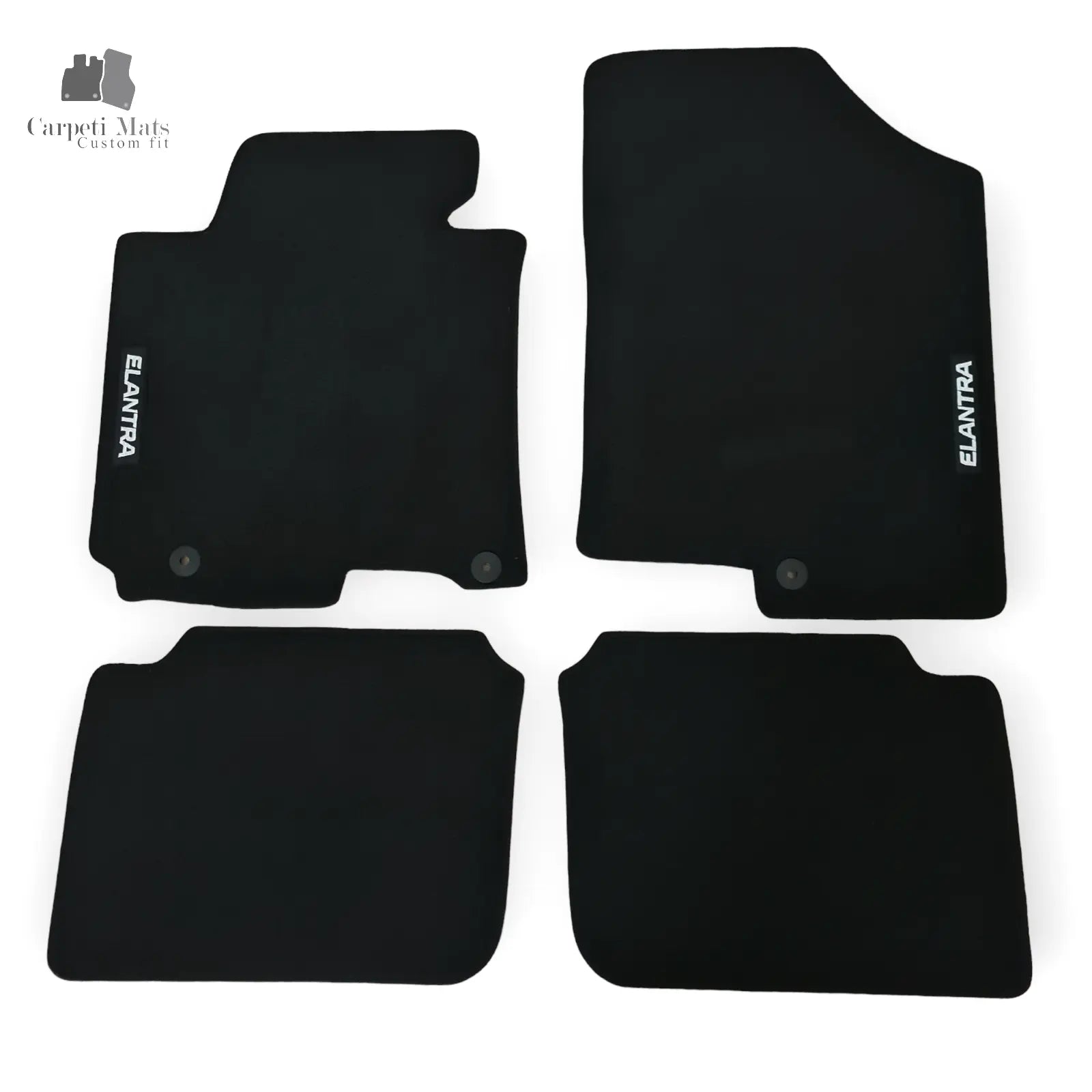 Carpet Car Floor Mats Velour for Hyundai Elantra 01.2011-03.2016 4 doors Car Floor Mats Velour CarpetiMats