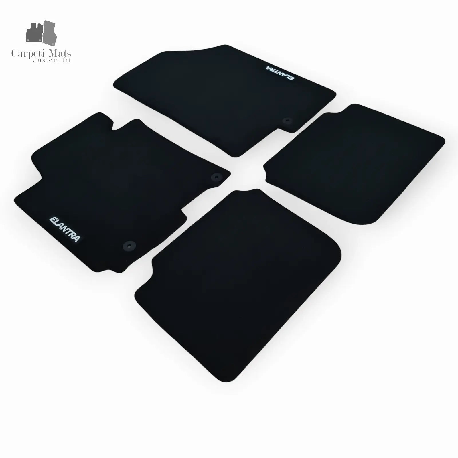 Carpet Car Floor Mats Velour for Hyundai Elantra 01.2011-03.2016 4 doors Car Floor Mats Velour CarpetiMats