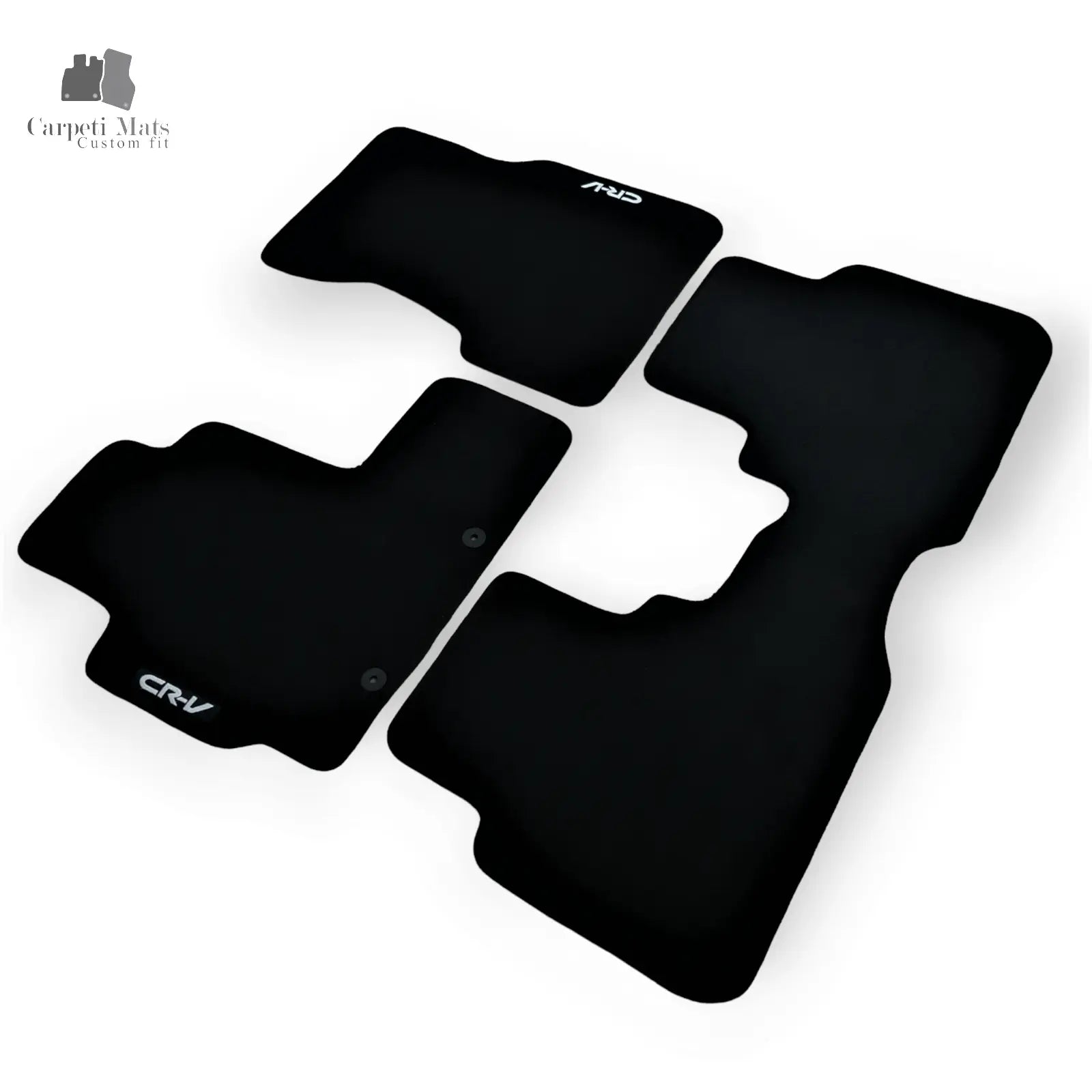 Carpet Car Floor Mats Velour for Honda CR-V 10.1995-09.2001 logo Car Floor Mats Velour CarpetiMats