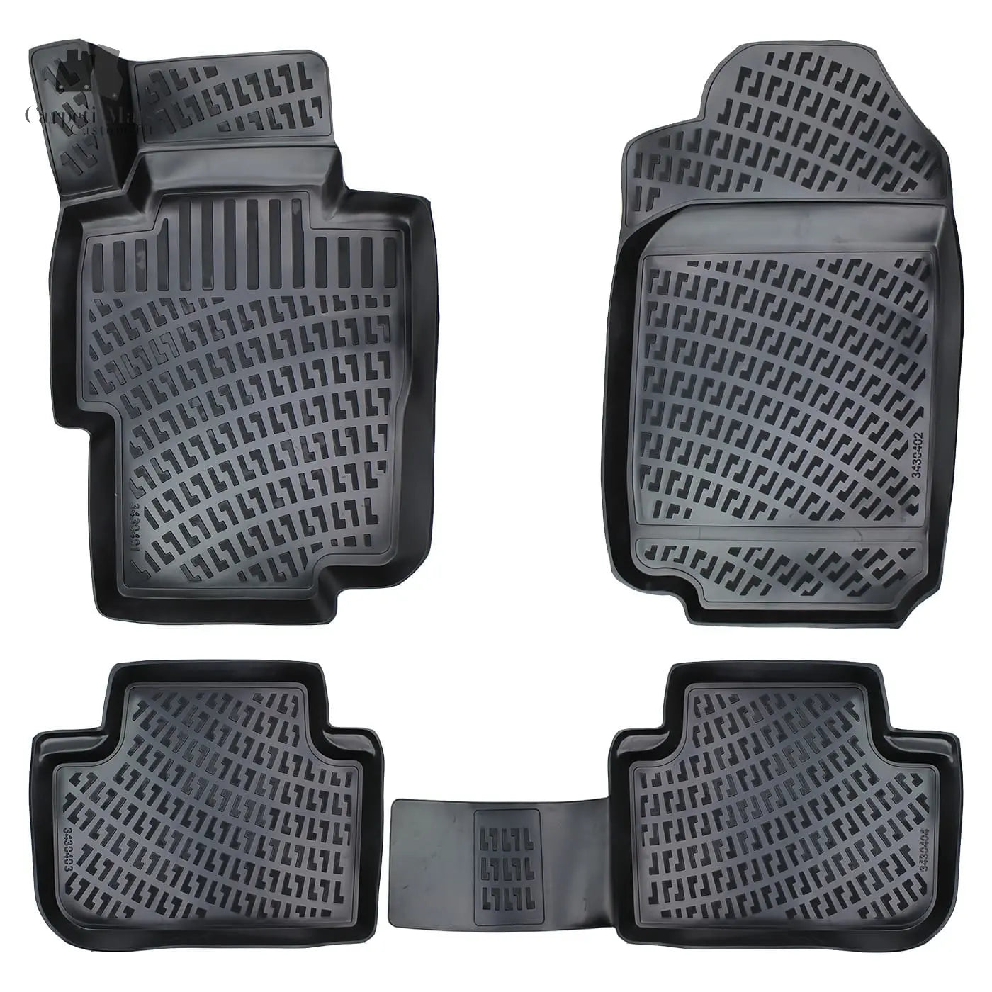 3D Car Floor Mats Liners For Acura TSX 2003-2009 All Weather Heavy Duty Mats 3D RUBBER FLOOR MATS CarpetiMats