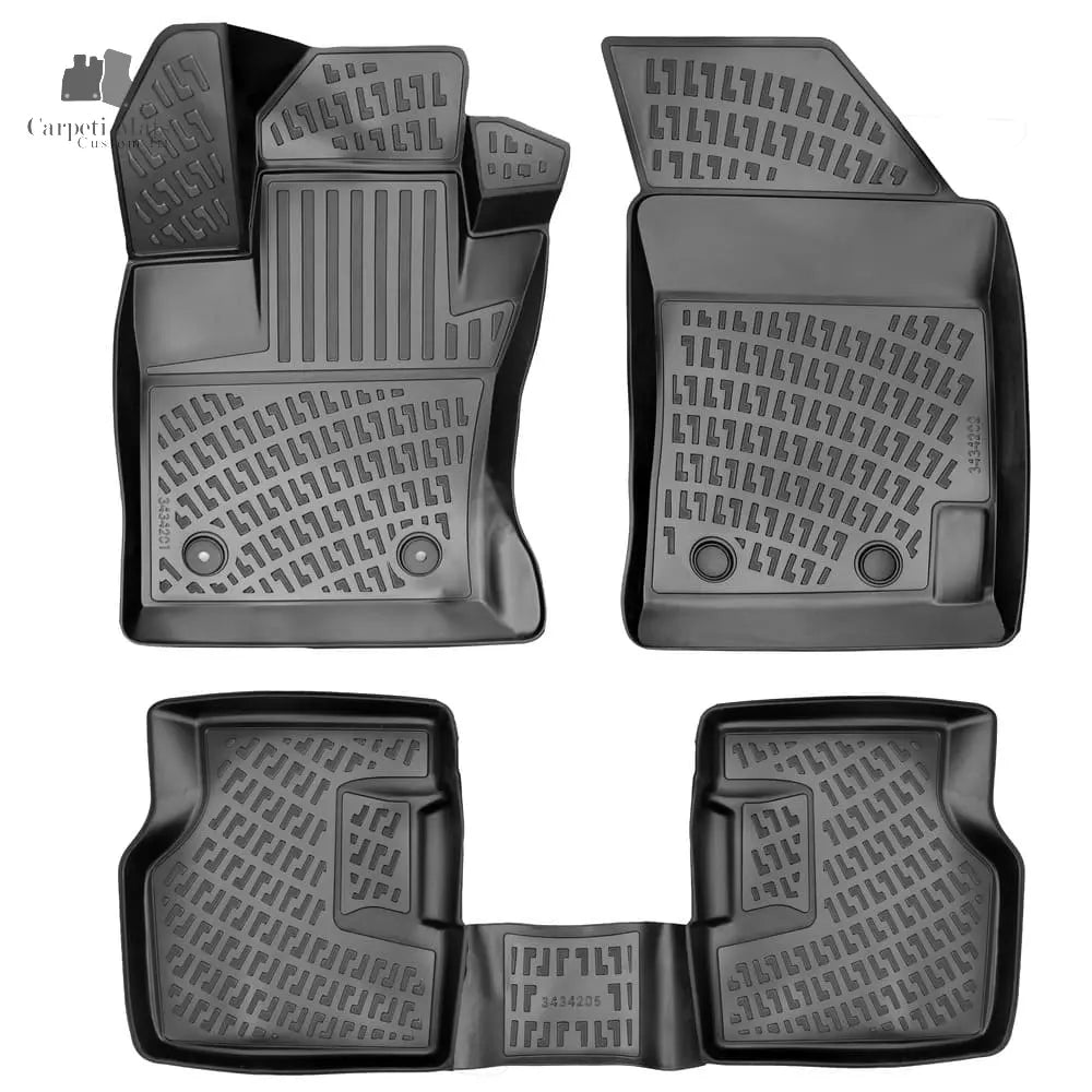 3D Car Floor Mats Liners For Alfa Romeo Tonale 2022>>> All Weather Heavy Duty Mats 3D RUBBER FLOOR MATS CarpetiMats