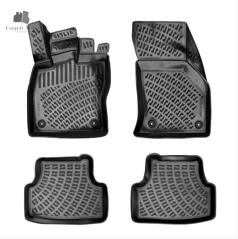 3D Car Floor Mats Liners For Audi A3 2013-2020 All Weather Heavy Duty Mats 3D RUBBER FLOOR MATS CarpetiMats