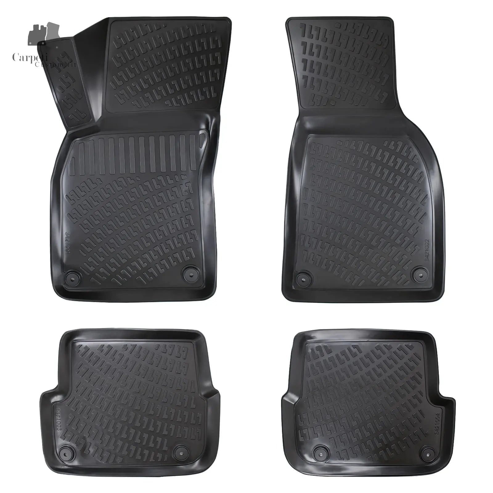 3D Car Floor Mats Liners For Audi A6 2004-2011 All Weather Heavy Duty Mats 3D RUBBER FLOOR MATS CarpetiMats