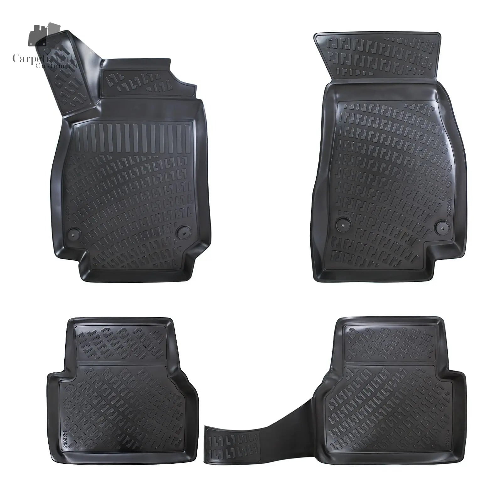 3D Car Floor Mats Liners For Audi A7 2018-2024 All Weather Heavy Duty Mats 3D RUBBER FLOOR MATS CarpetiMats
