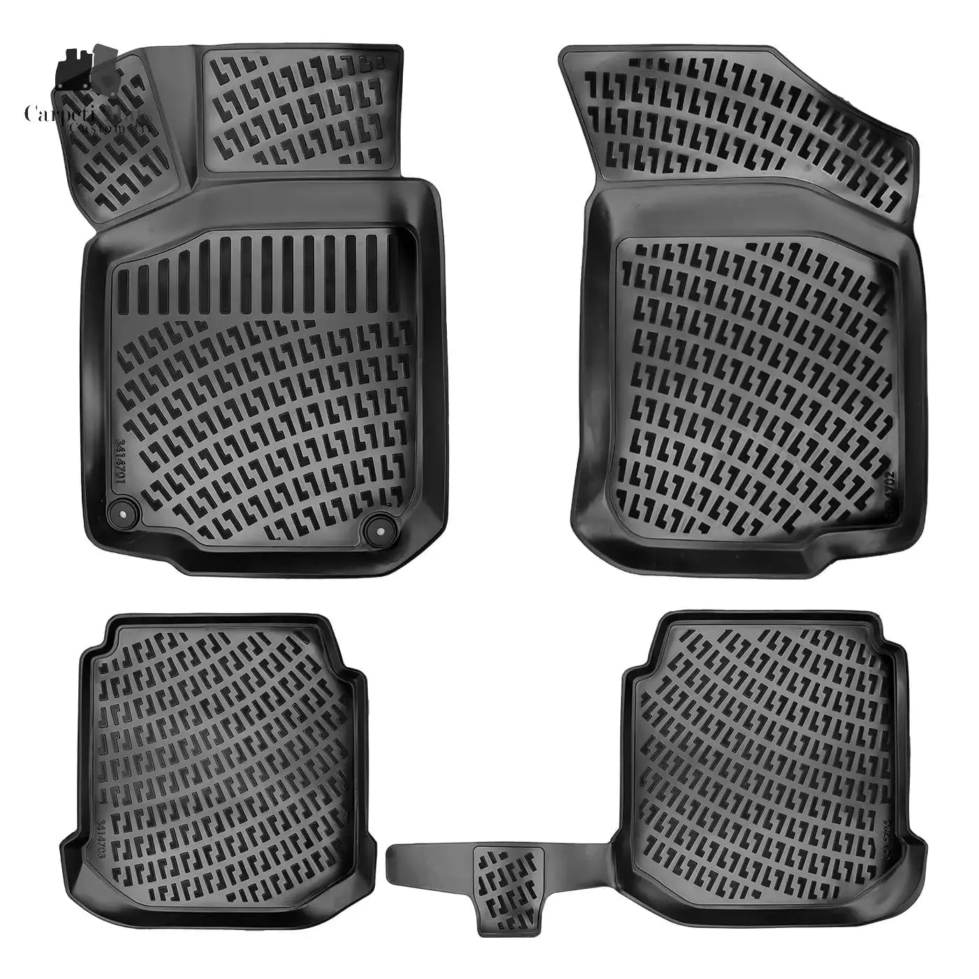 3D Car Floor Mats Liners For VW Bora 1998-2005 All Weather Heavy Duty Mats 3D RUBBER FLOOR MATS CarpetiMats