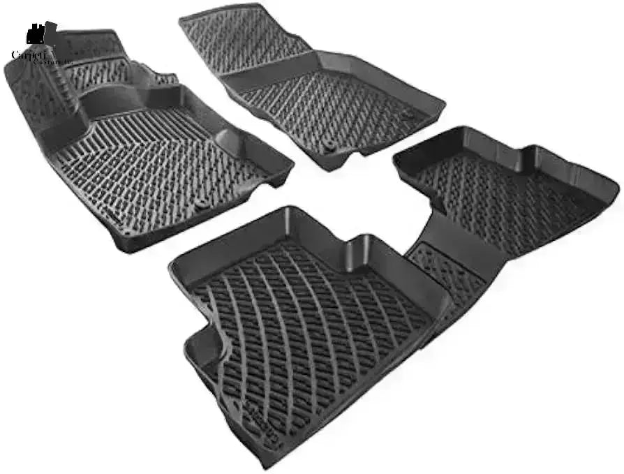 3D Car Floor Liners For Alfa Romeo Stelvio 2016-> All Weather Heavy Duty Mats 3D RUBBER FLOOR MATS CarpetiMats
