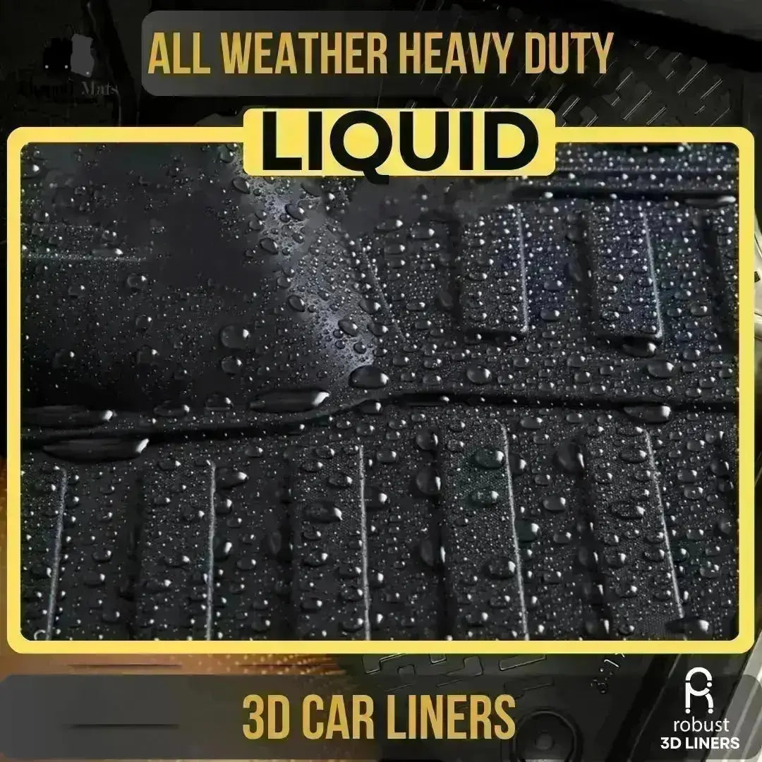 3D Car Floor Liners For Alfa Romeo Stelvio 2016-> All Weather Heavy Duty Mats 3D RUBBER FLOOR MATS CarpetiMats