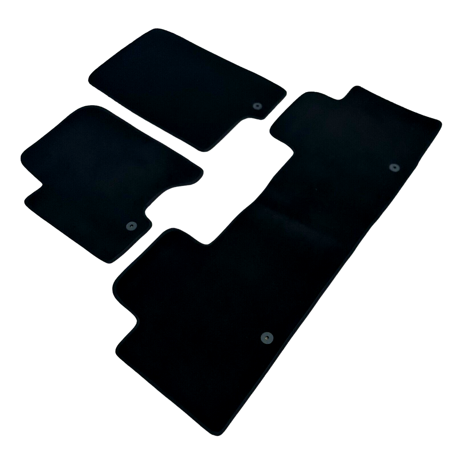Car Floor Mats For SsangYong Musso Grand Waterproof Velour Black Carpet Liners