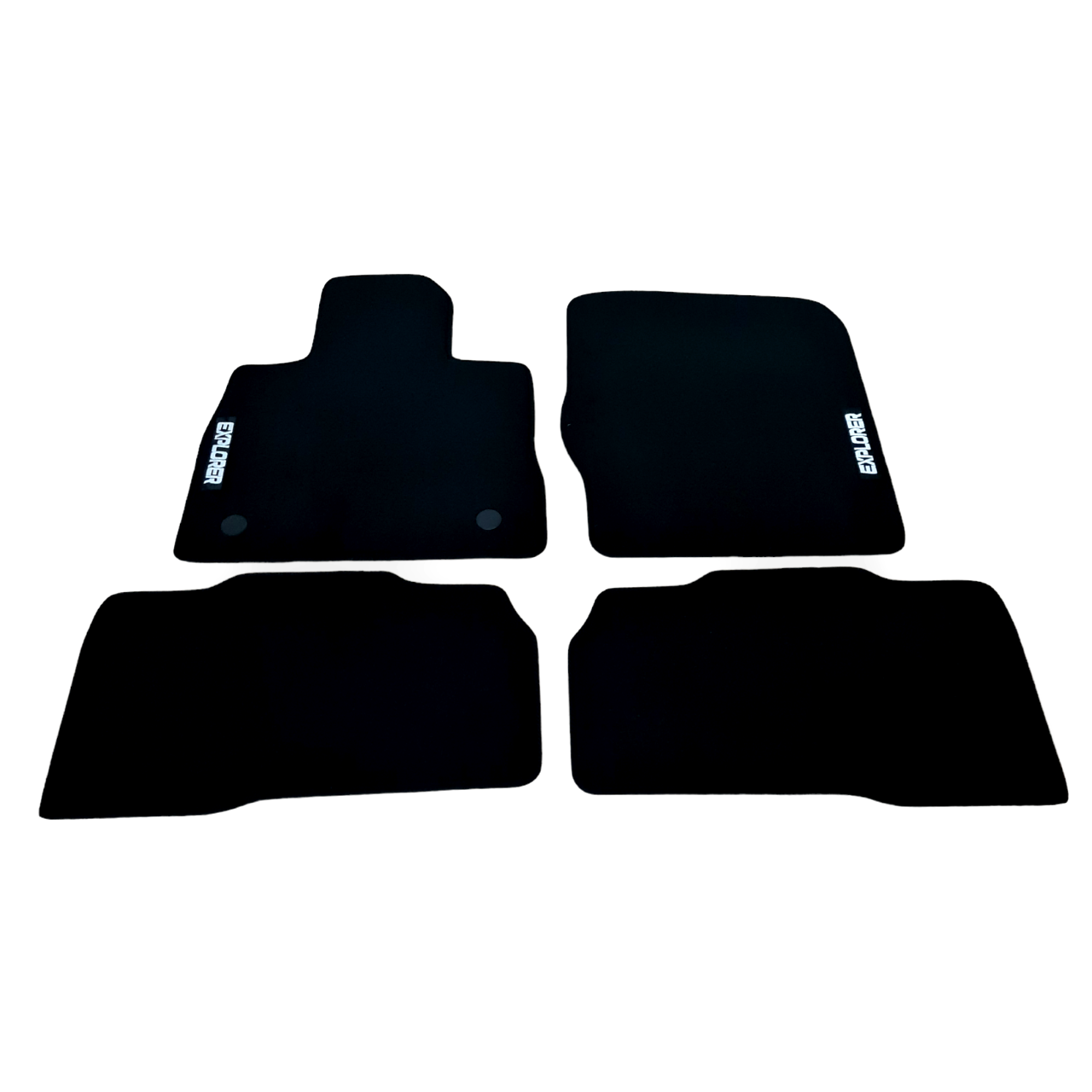Car Floor Mats For Ford Explorer Velour Waterproof Black Carpet Rugs Auto Liners