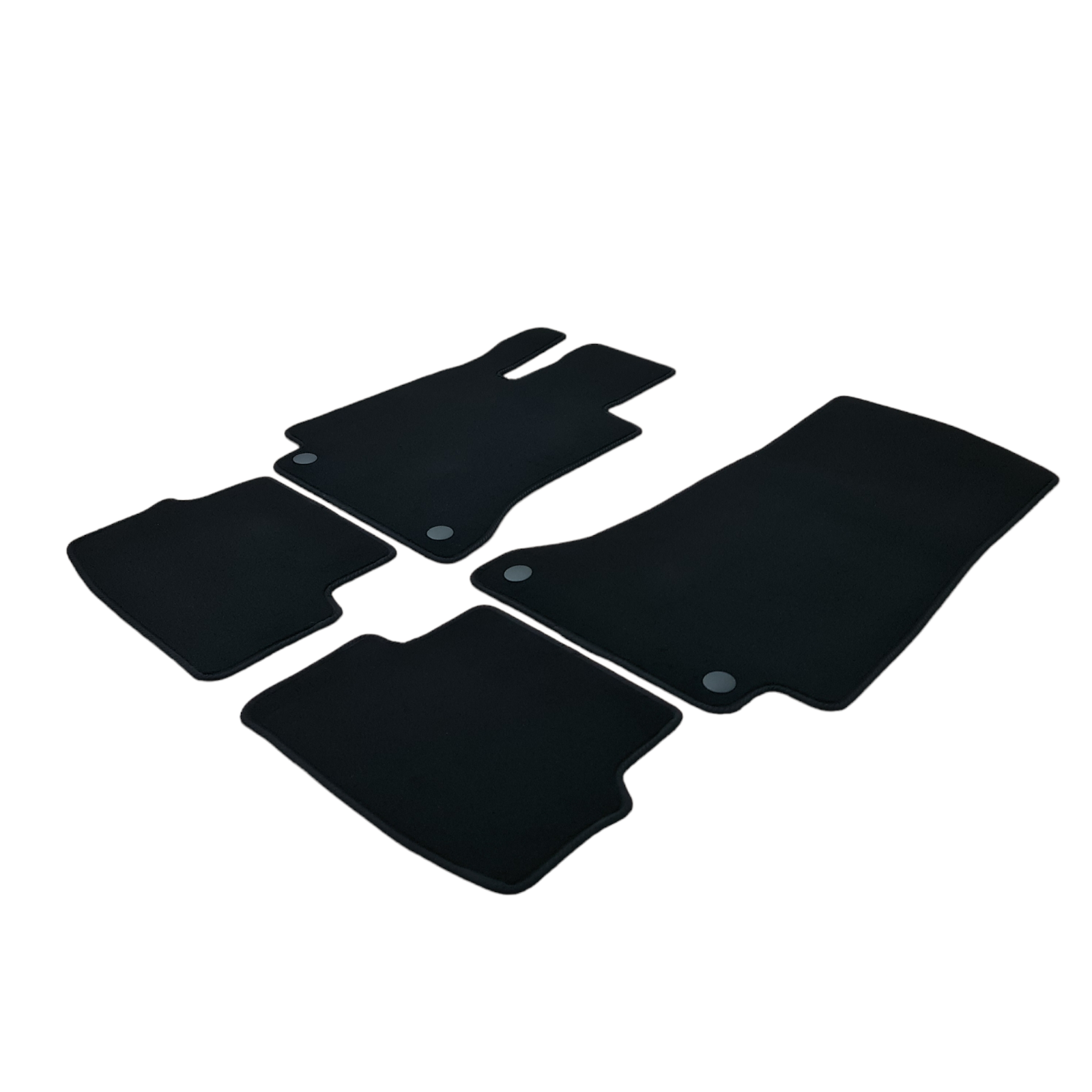 Velour Car Floor Mats For Mercedes C Class Coupe Auto Liners Waterproof Black MB