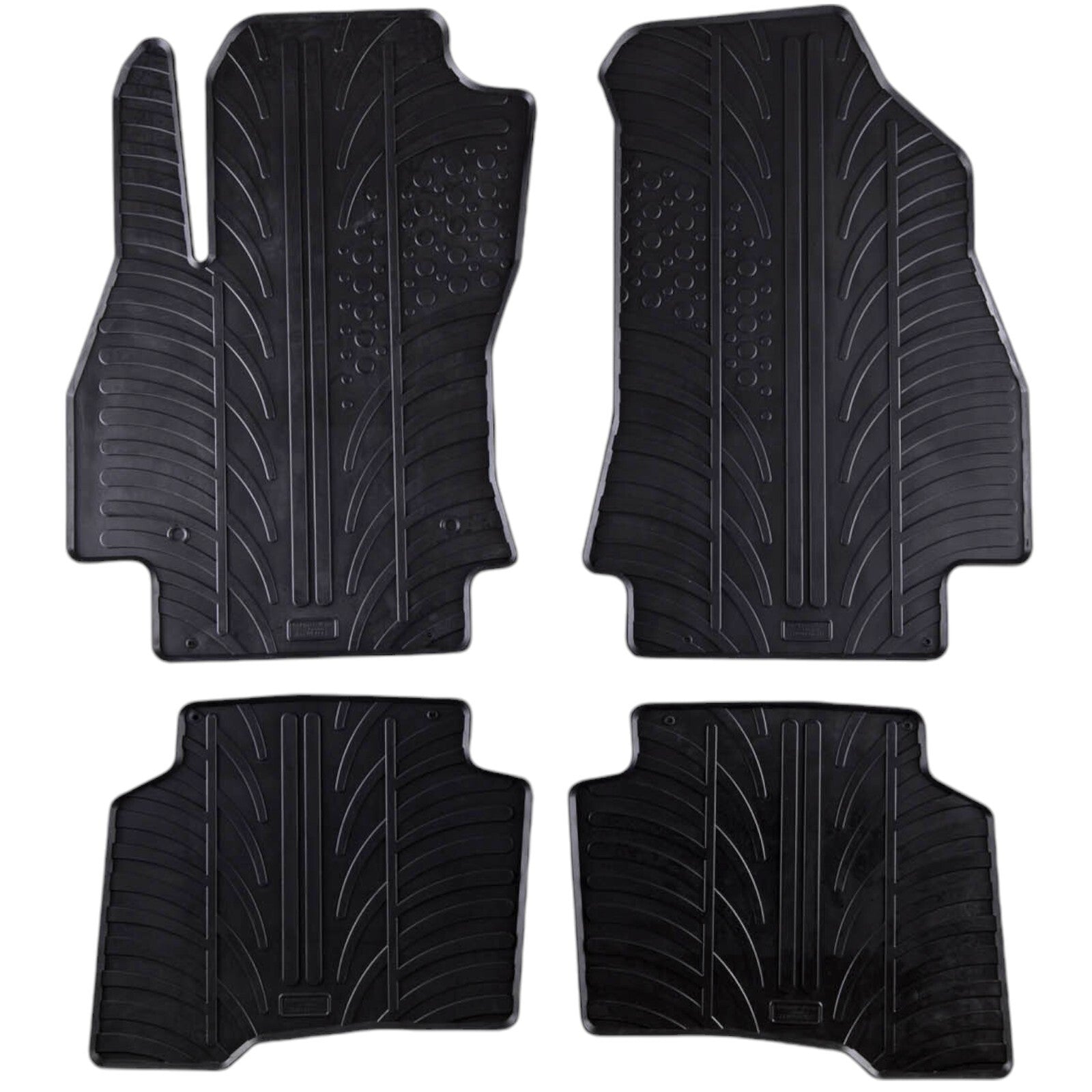 For Peugeot Bipper 2007-2024 Car Floor Mats Rubber All Weather Heavy Duty Liners