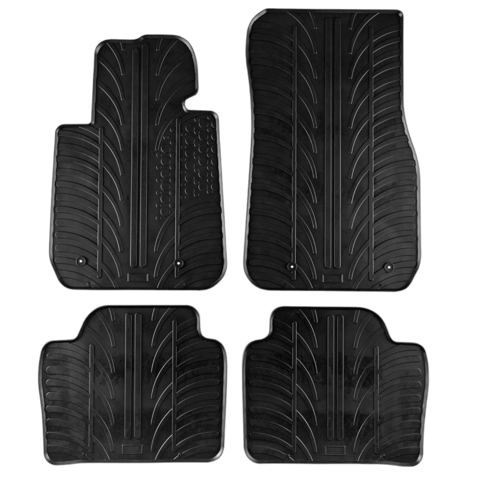 Rubber Car Floor Mats For BMW 3 F30 All Weather Heavy Duty Rugs Auto Liners New