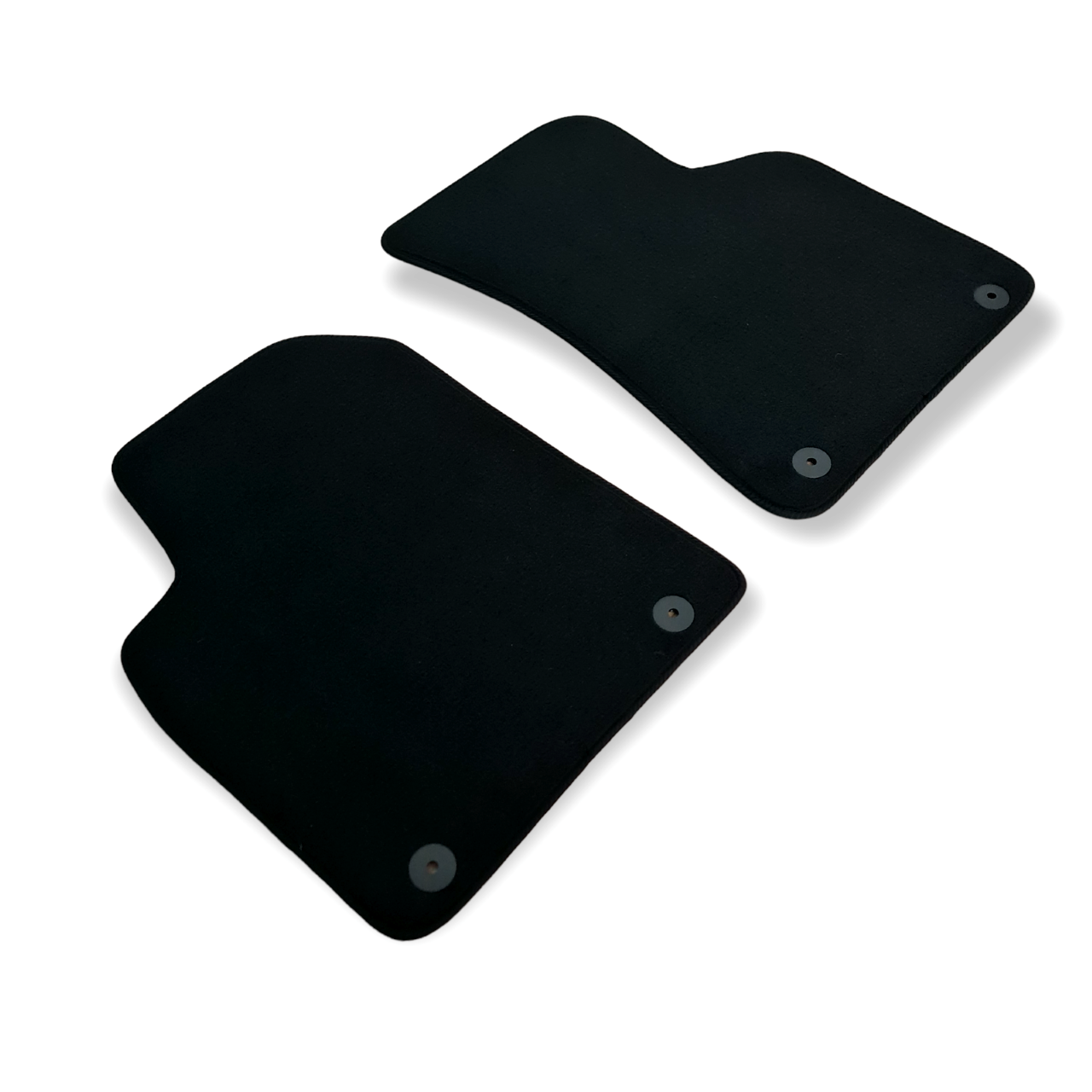 Front Car Floor Mats Velour For Audi TT Waterproof Black Carpet Auto Liners 2pcs