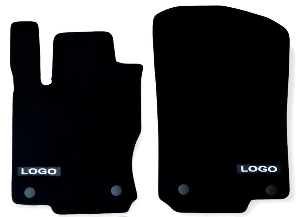 Car Floor Mats Velour For Mercedes GL AMG X166 Auto Liners Waterproof 2pcs Front