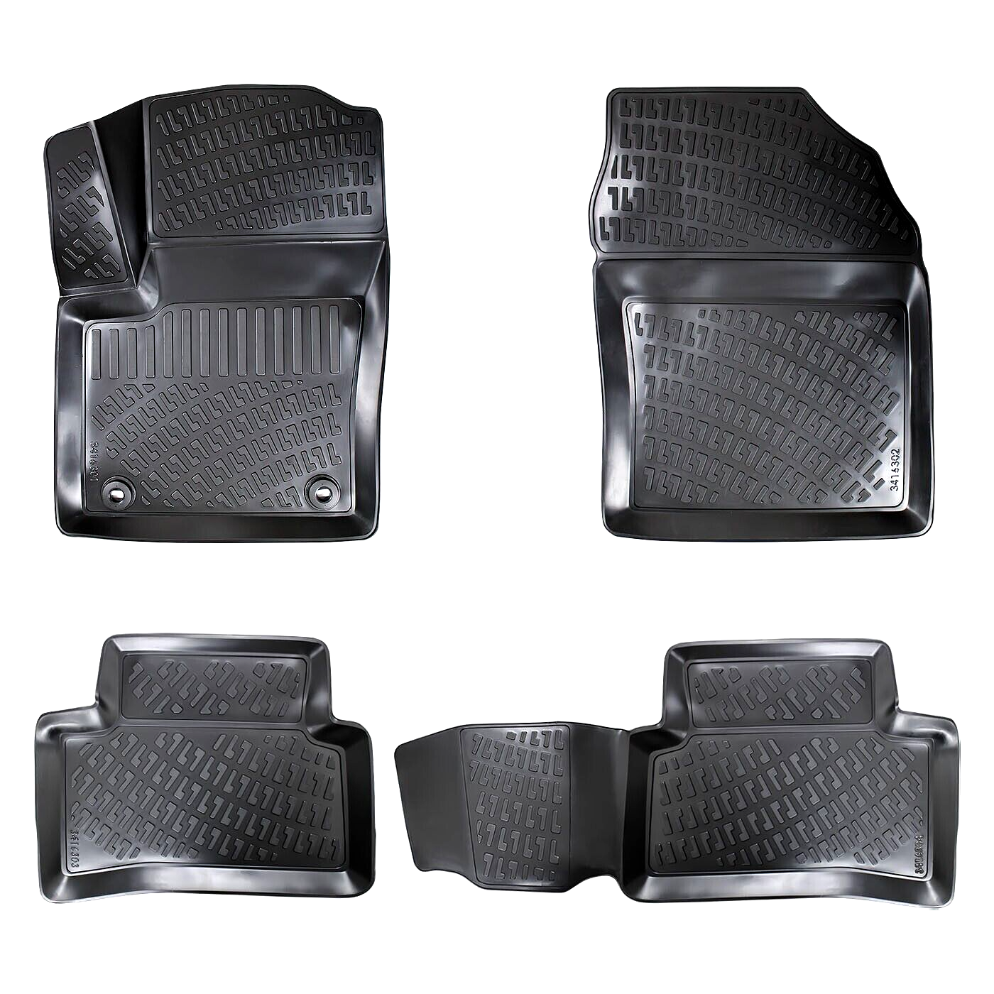 Floor Mats Liners For Toyota C-HR 2016-2022 All Weather Heavy Duty Car Rugs New