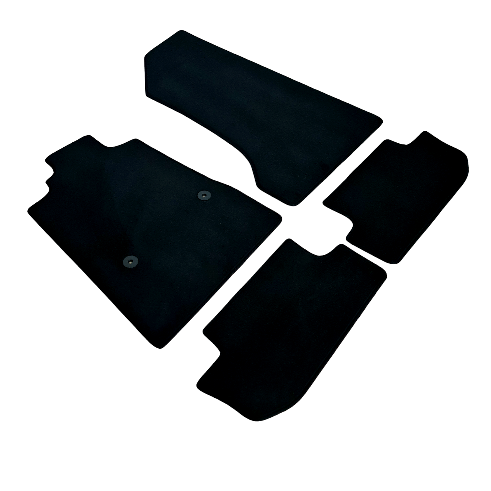 Car Floor Mats Velour For Chevrolet Camaro Waterproof Black Carpet Auto Liners