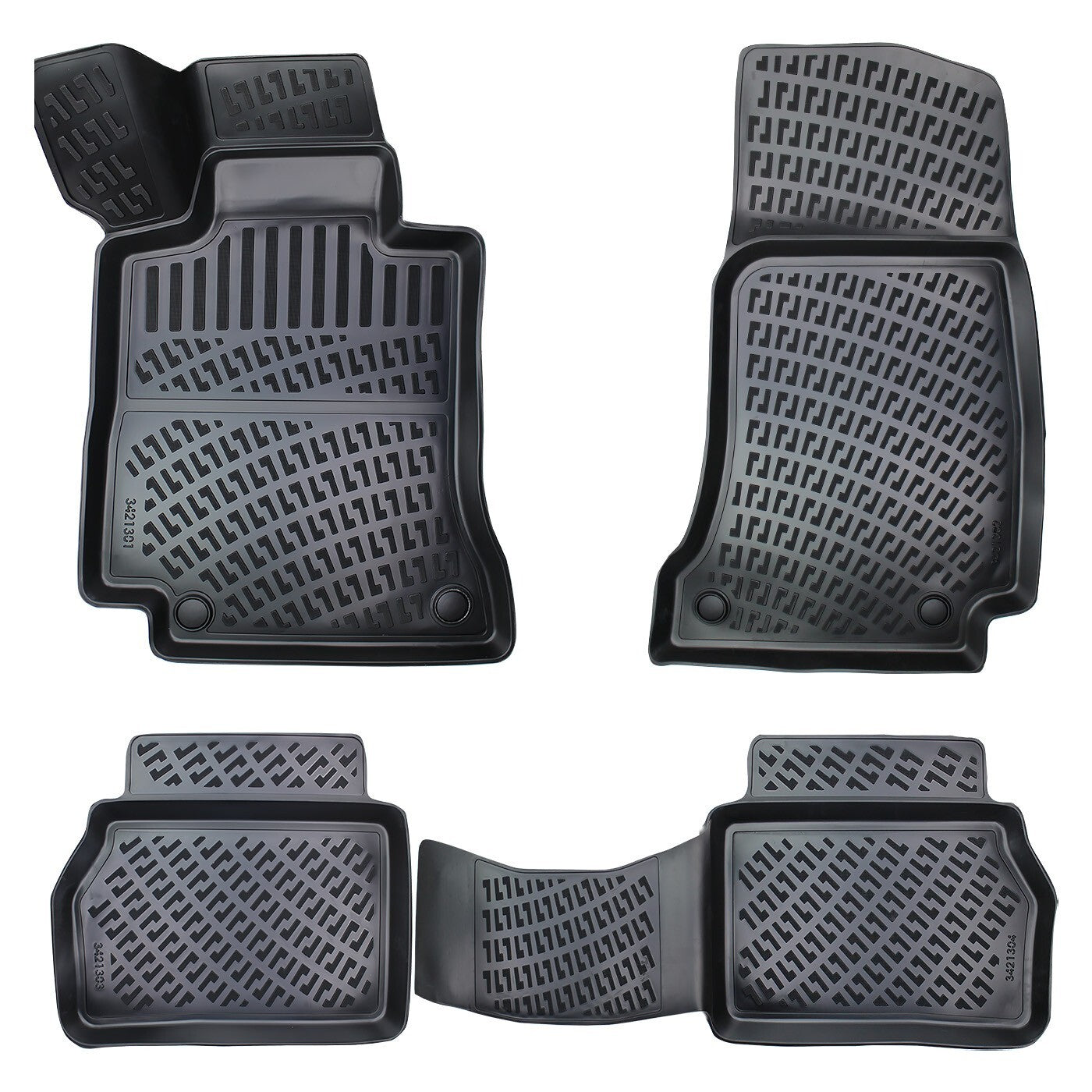 Car Floor Mats Liners For Mercedes CLS 2018-2024 All Season Heavy Duty Auto Rugs