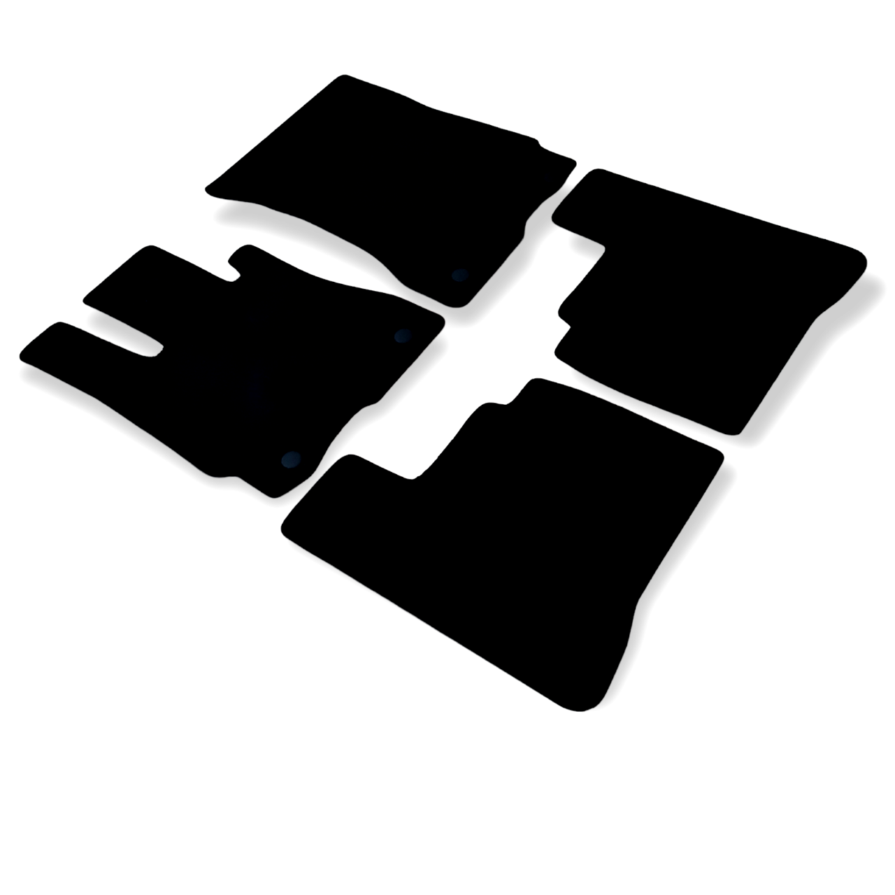 Car Floor Mats Velour For Mercedes S Class W221 Auto Liners Waterproof Black New