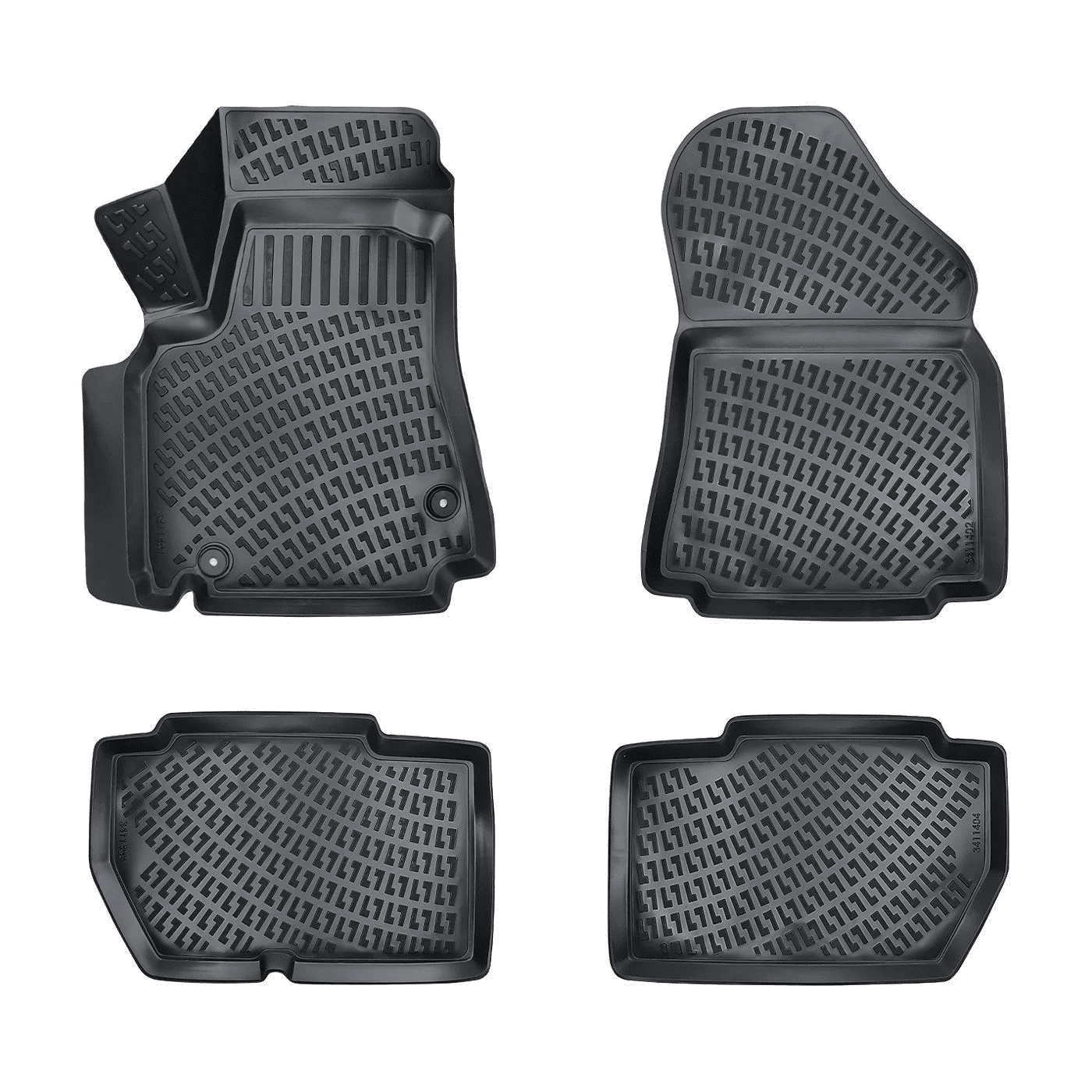 Floor Mats Liners For Peugeot Partner 2012-2018 All Weather Heavy Duty Car Rugs