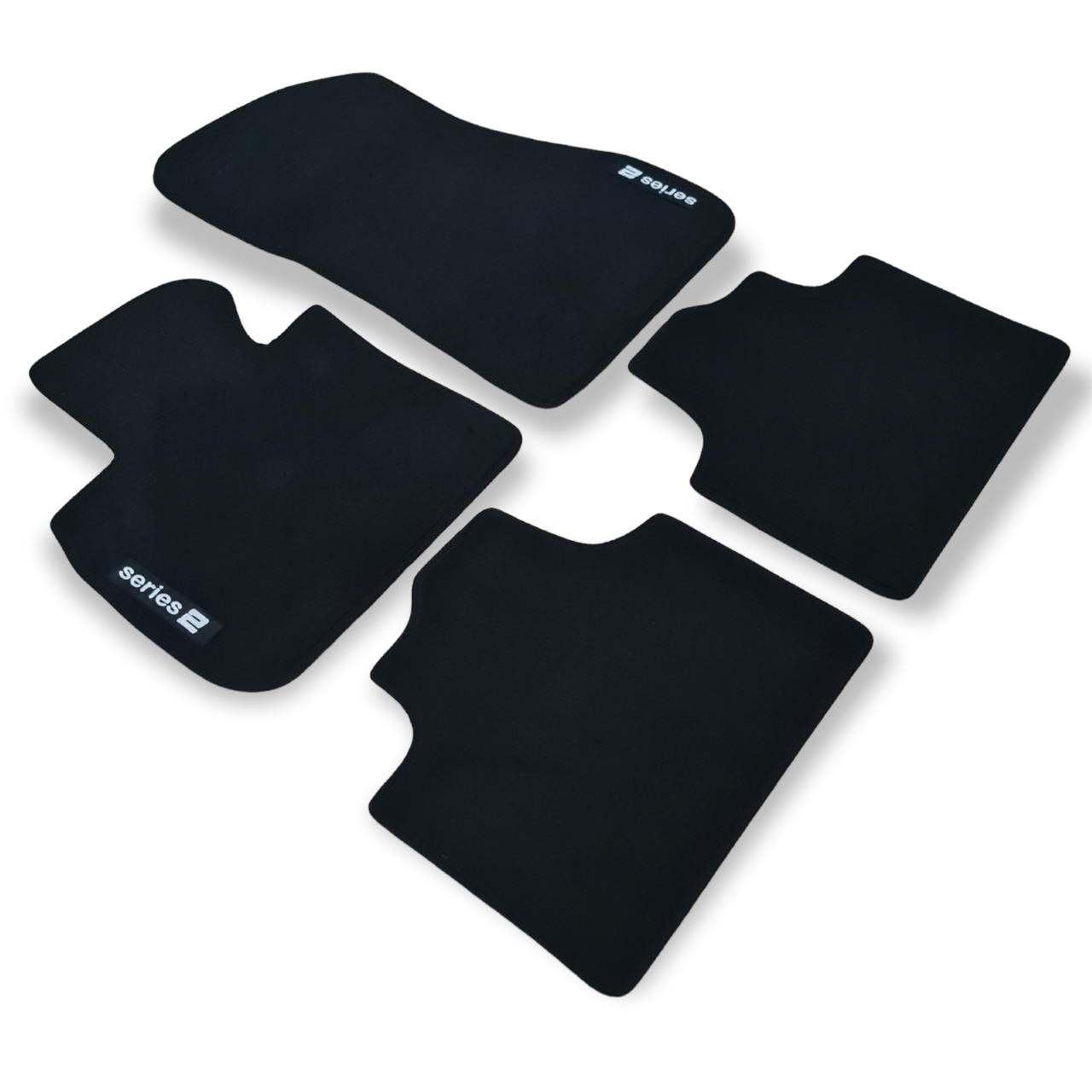 Car Floor Mats For BMW 2 AT F45 Velour Waterproof Black Carpet Rugs Auto Liners