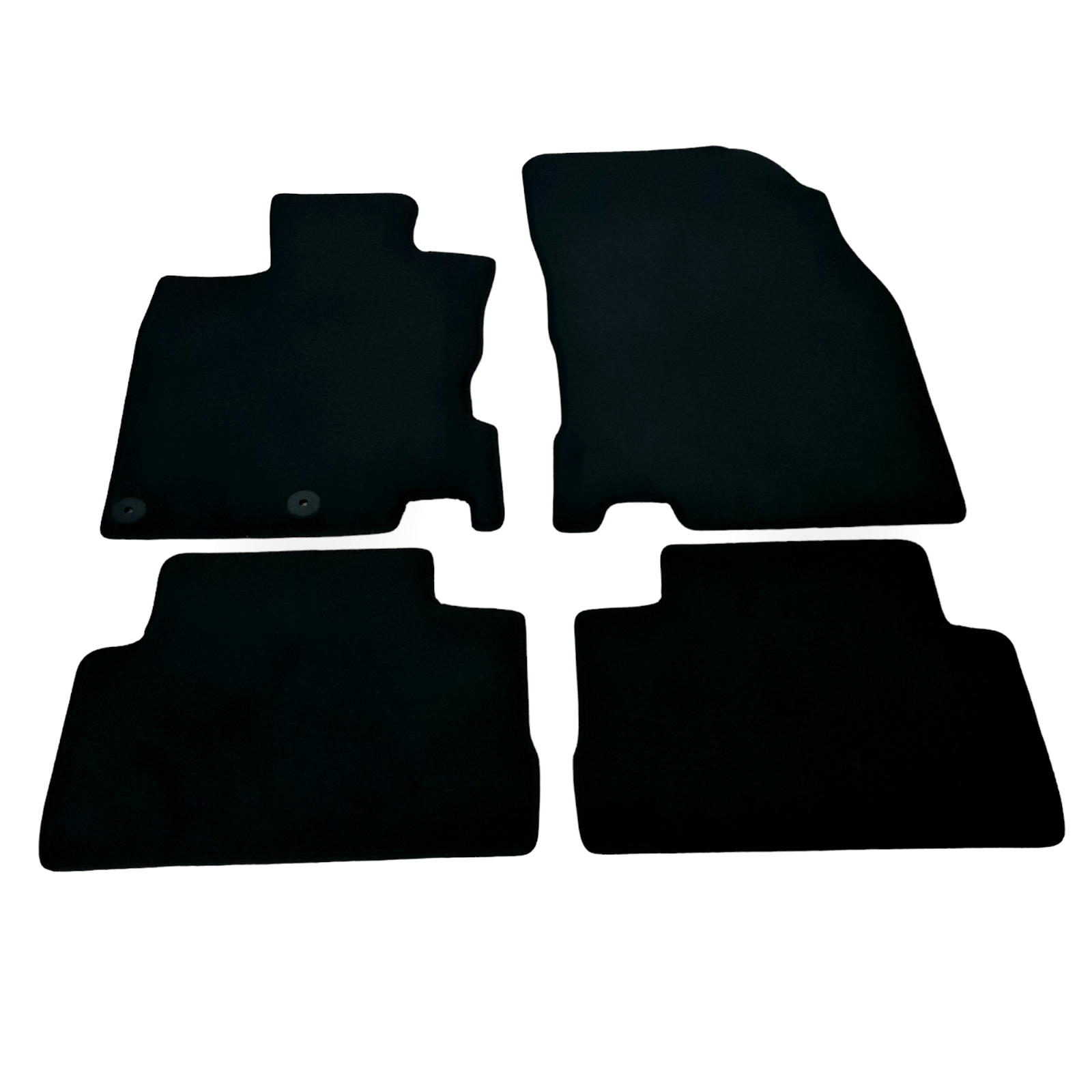 Car Floor Mats For Nissan Qashqai Velour Waterproof Black Carpet Auto Liners New