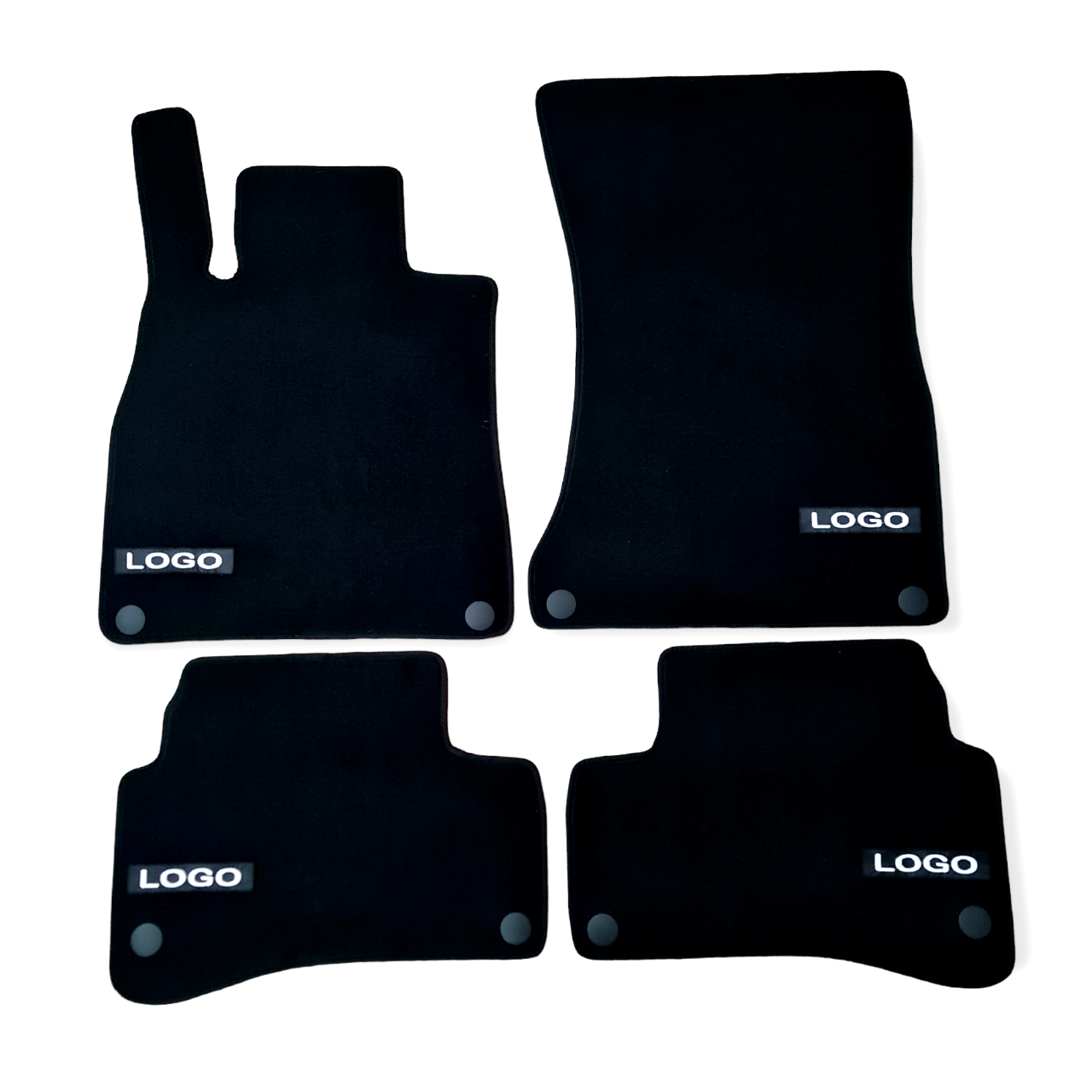 Velour Car Floor Mats For Mercedes S Class AMG W222 Carpet Waterproof Black New