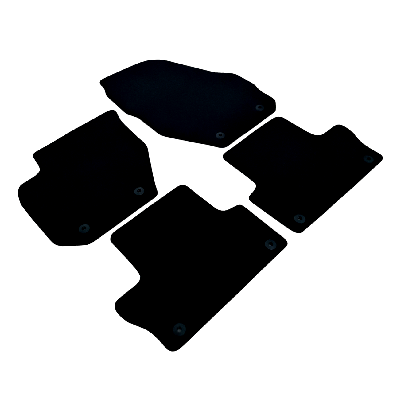 Car Floor Mats For Volvo XC 60 Velour Waterproof Black Carpet Rugs Auto Liners