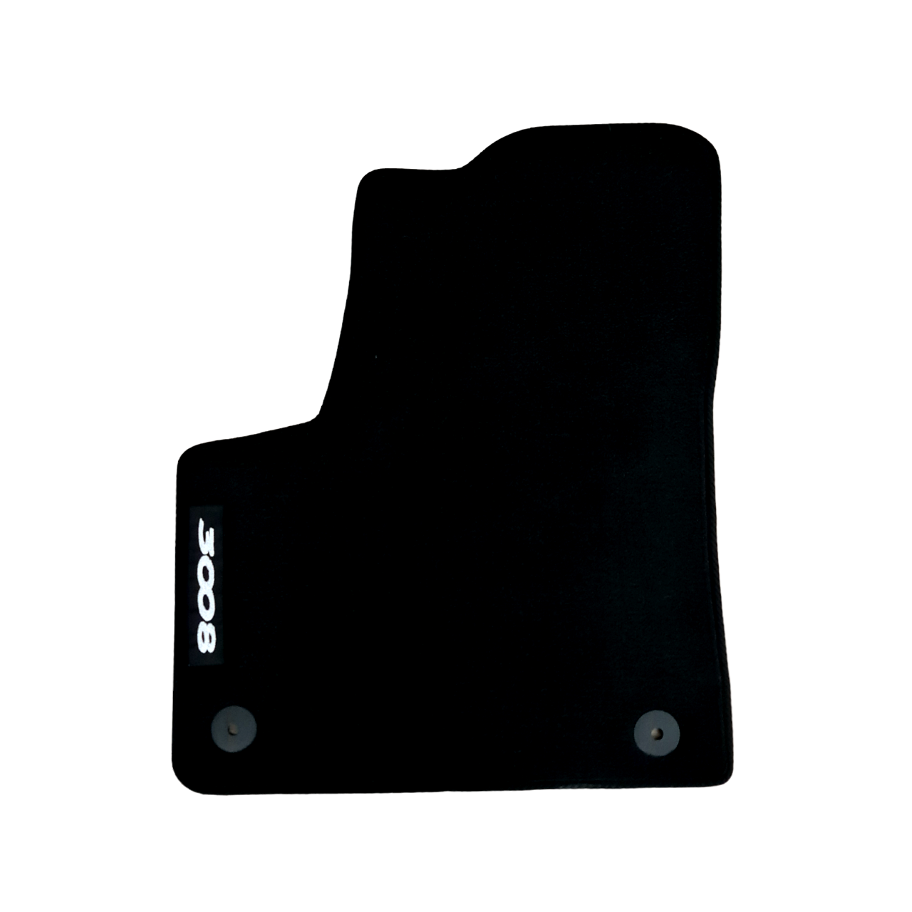 Car Floor Mats For Peugeot 3008 Velour Auto Liners Waterproof Black Carpet New