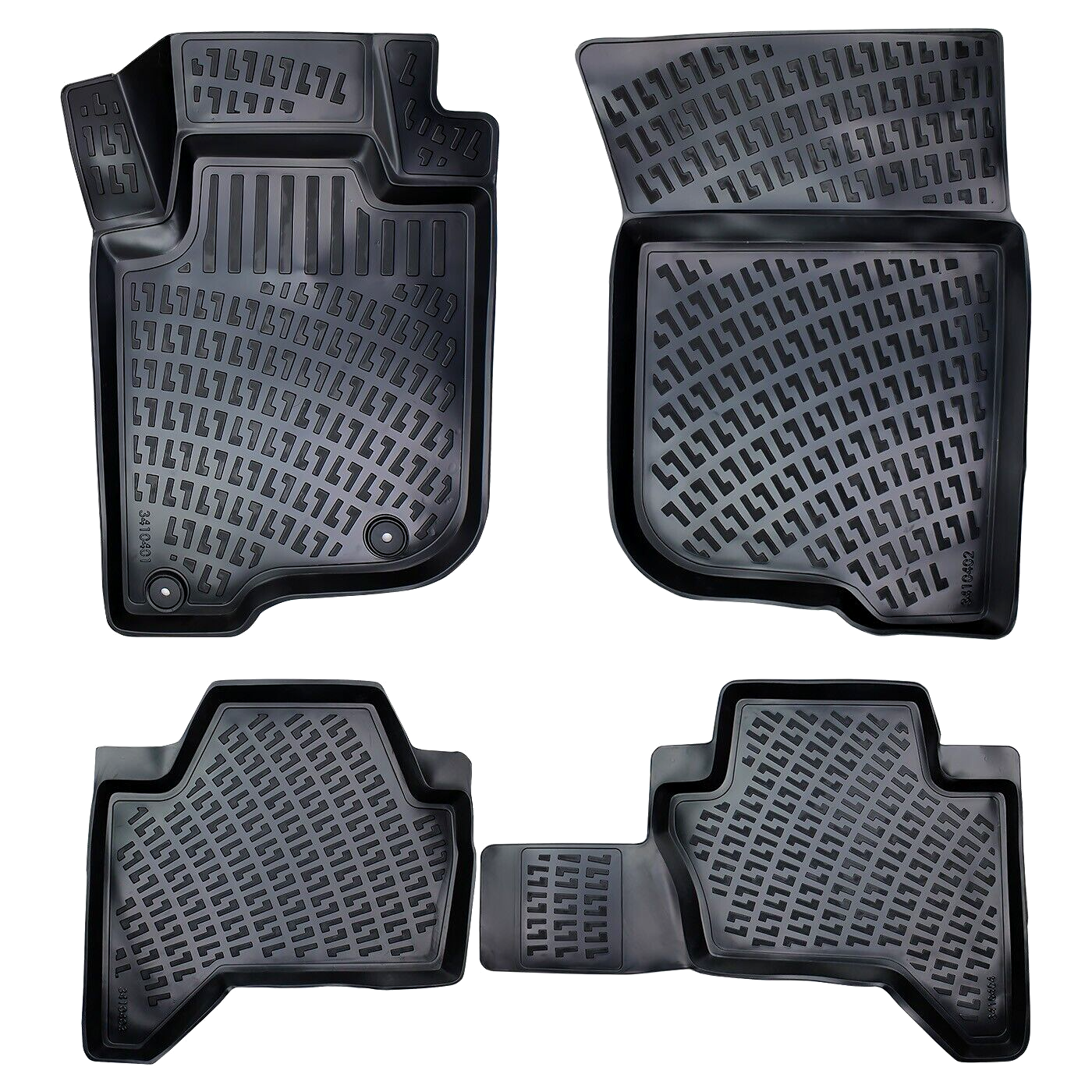 Car Floor Mats Liners For Mitsubishi Pajero 2006-2011 All Season 3d Auto Rugs