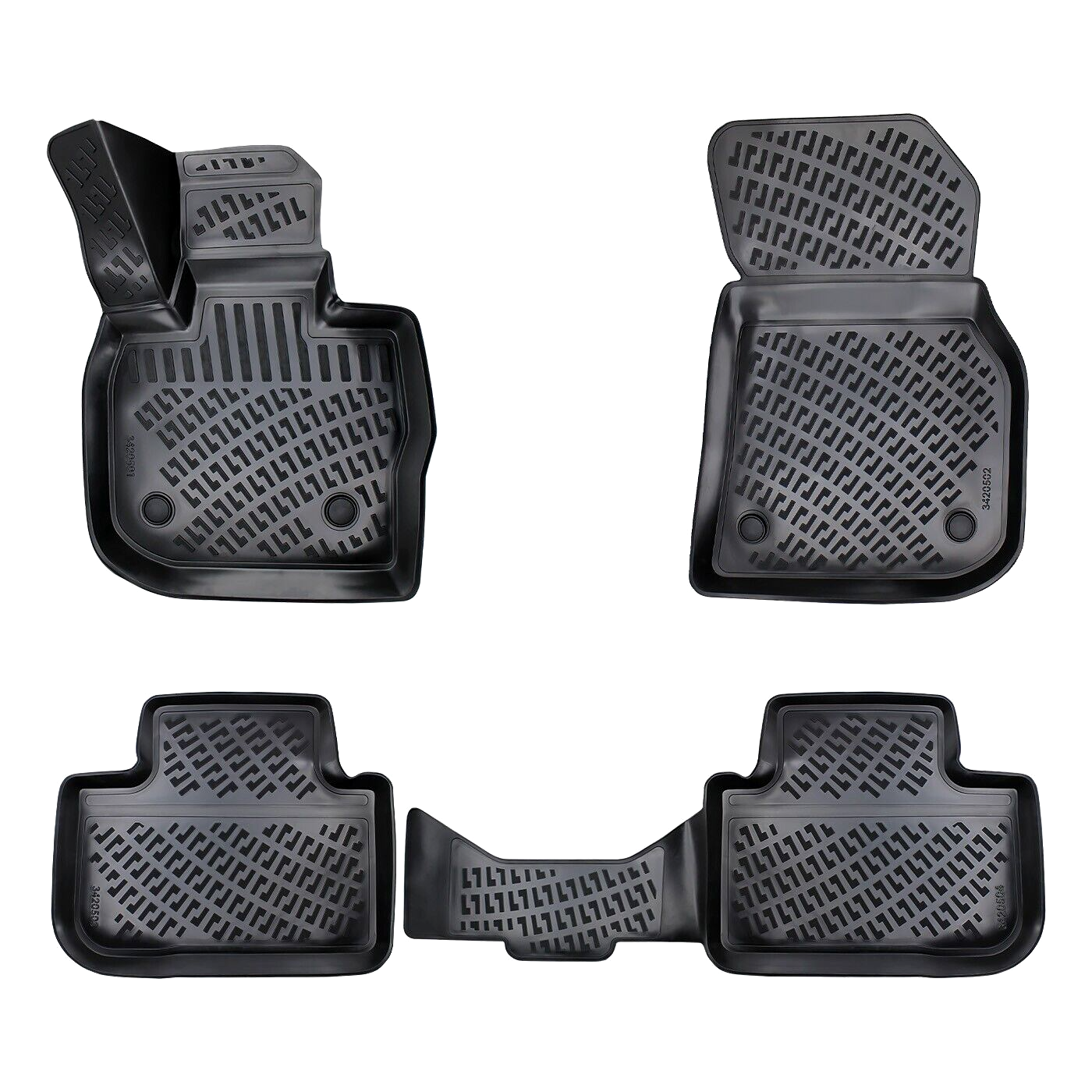 Car Floor Mats Liners For BMW X4 2018-2025 G02 All Season Heavy Duty Auto Rugs