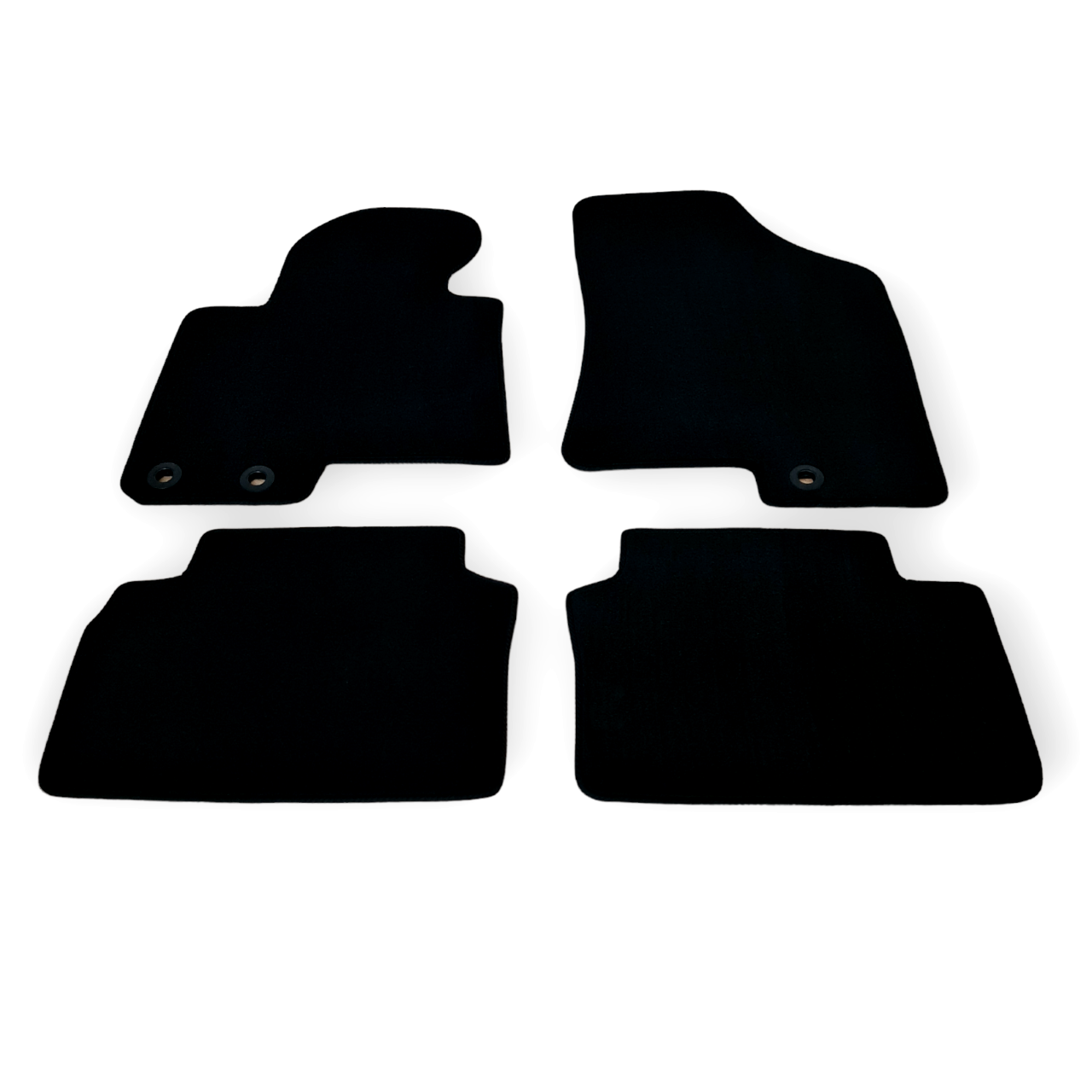 Car Floor Mats Velour For Hyundai Tucson Waterproof Black Carpet Auto Liners New