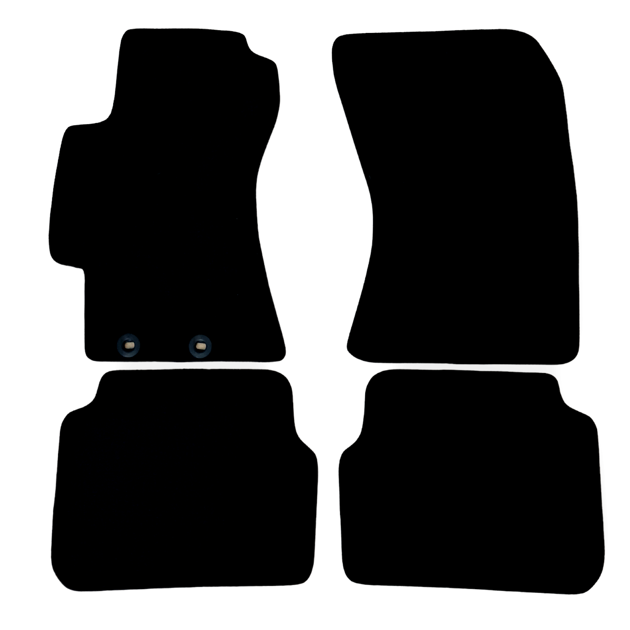Car Floor Mats For Subaru Impreza Velour Waterproof Black Carpet Auto Liners New