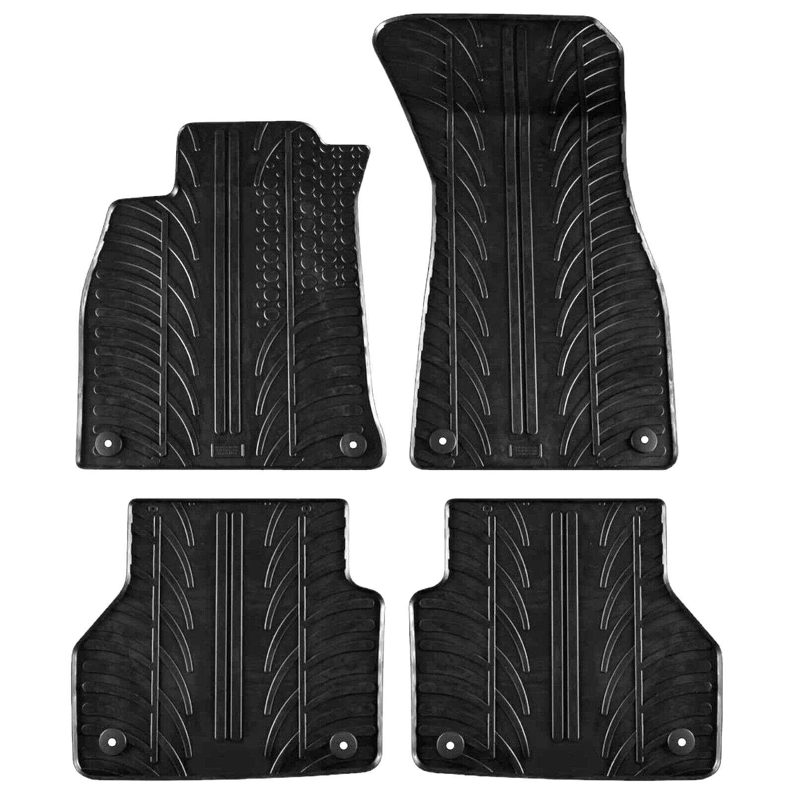 For Audi A6 C8 2018-2024 Car Floor Mats Rubber All Weather Heavy Duty Liners New