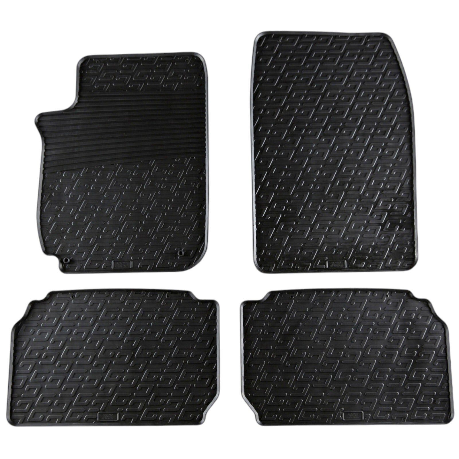 Rubber Car Floor Mats For Citroen Xsara Picasso All Weather Heavy Duty Liners