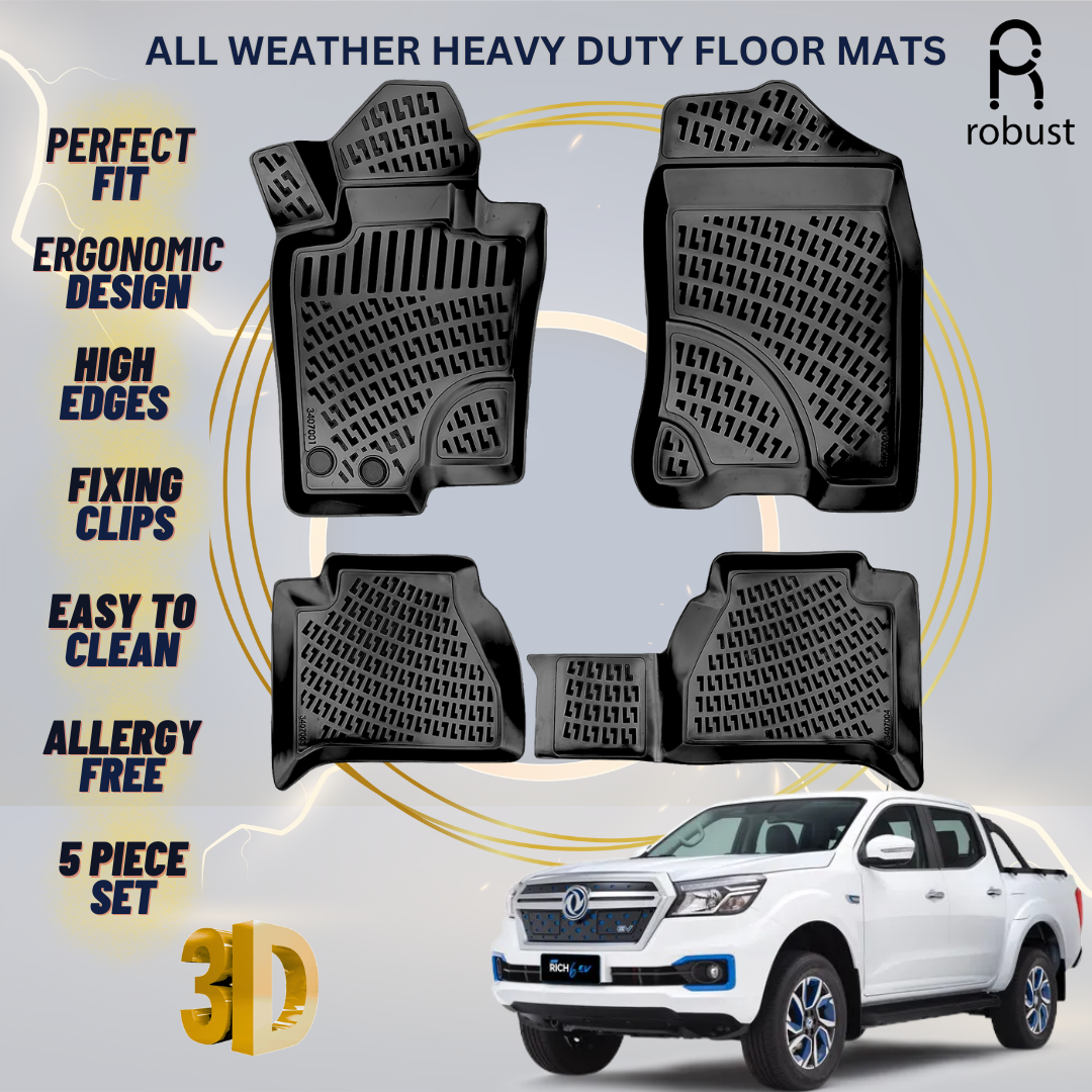 Floor Mats Liners For DFSK DF6 Rich 2017-2022 All Weather Heavy Duty 3d Car Rugs