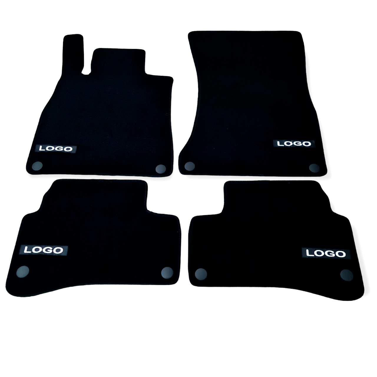 Velour Car Floor Mats For Mercedes S Class AMG W222 Carpet Waterproof Black New