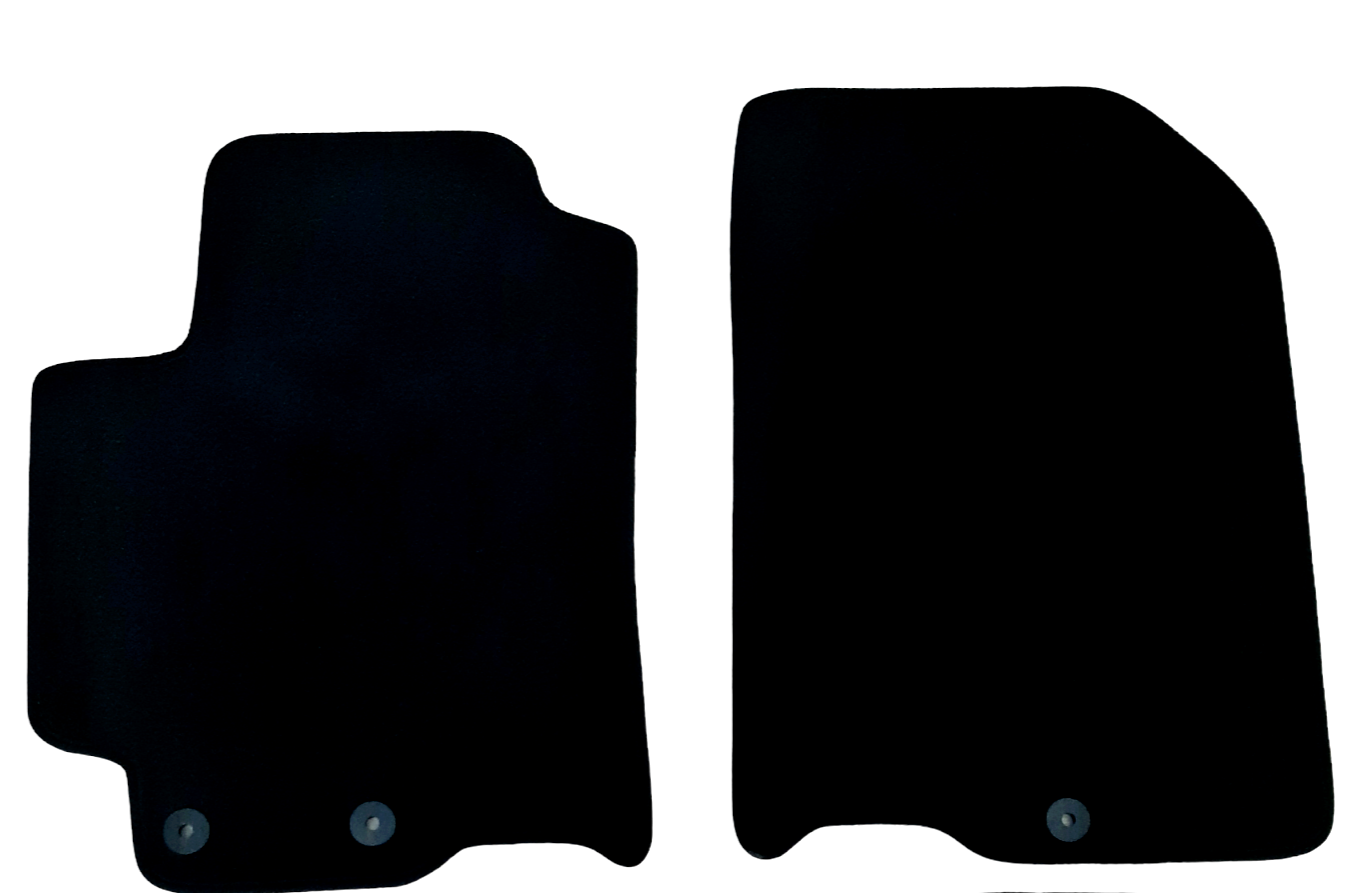 Front Car Floor Mats Velour For Kia Rio Waterproof Carpet Auto Liners New 2pcs