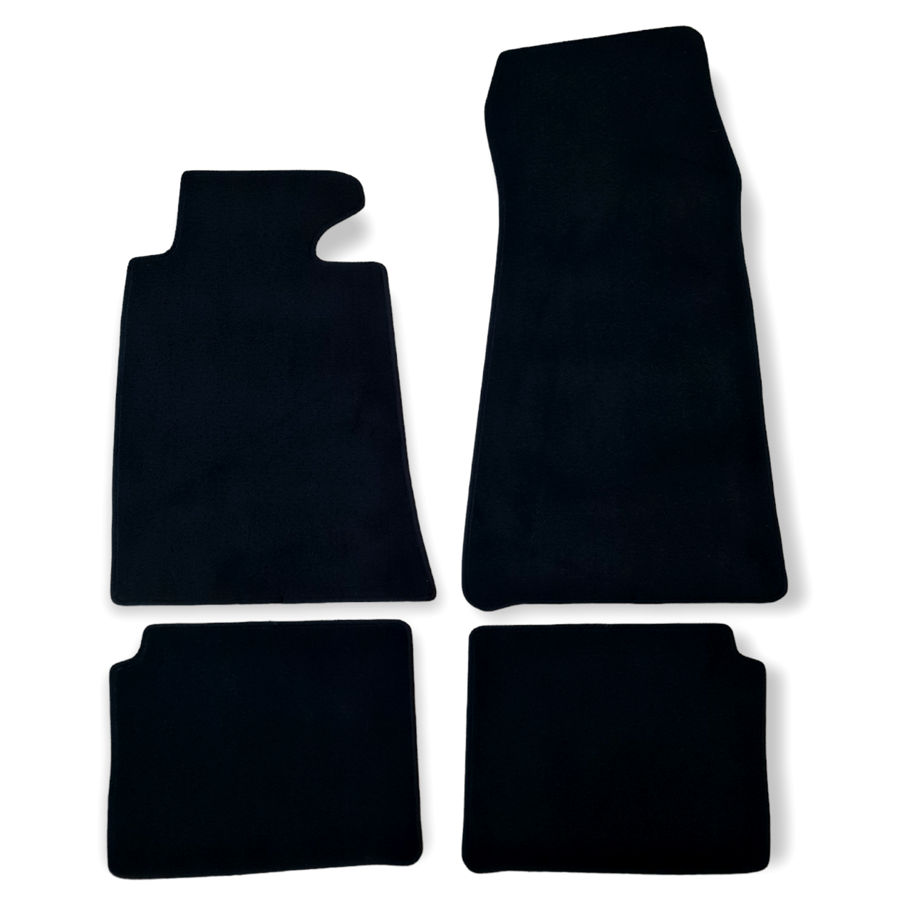 Car Floor Mats Velour For BMW 5 M5 E34 Waterproof Black Carpet Auto Liners New