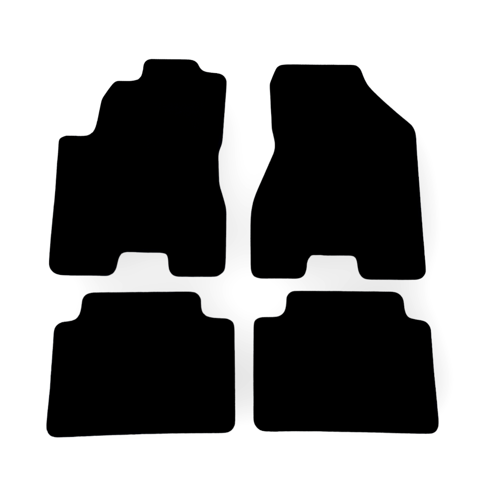 Car Floor Mats For Hyundai Tucson Waterproof Black Velour Carpet Auto Liners New