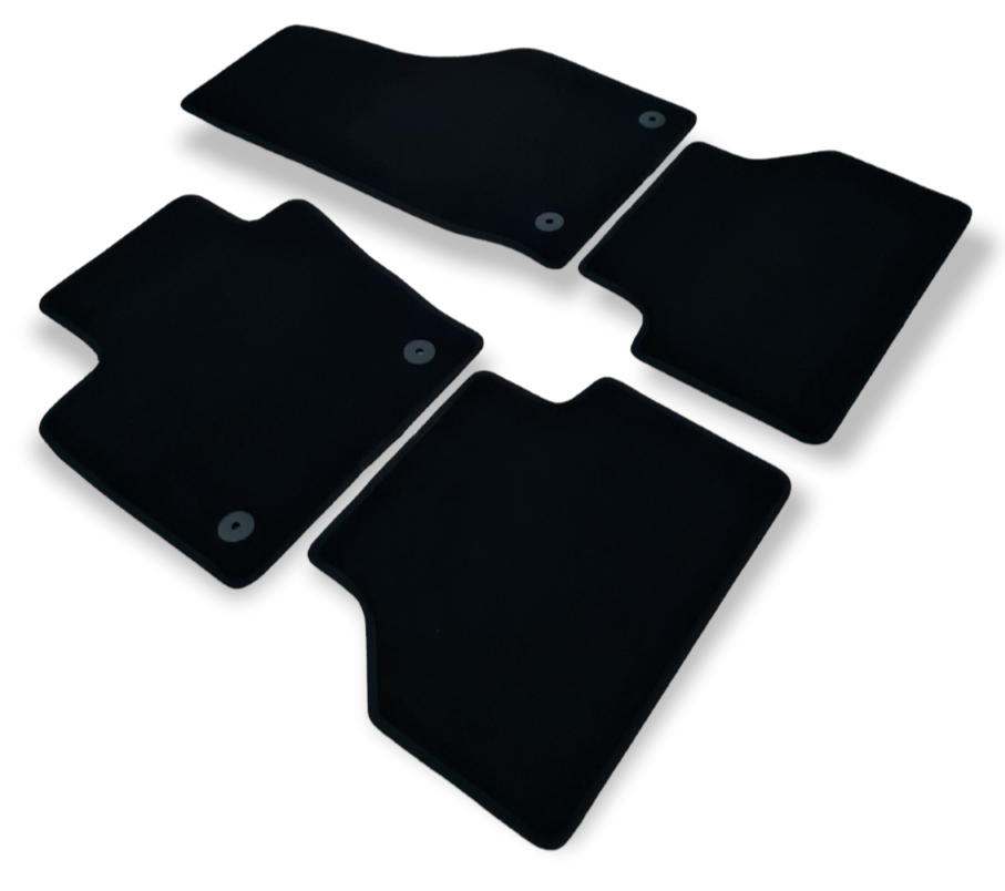 Car Floor Mats Velour For Audi Q3 SQ3 8U Waterproof Black Carpet Auto Liners New
