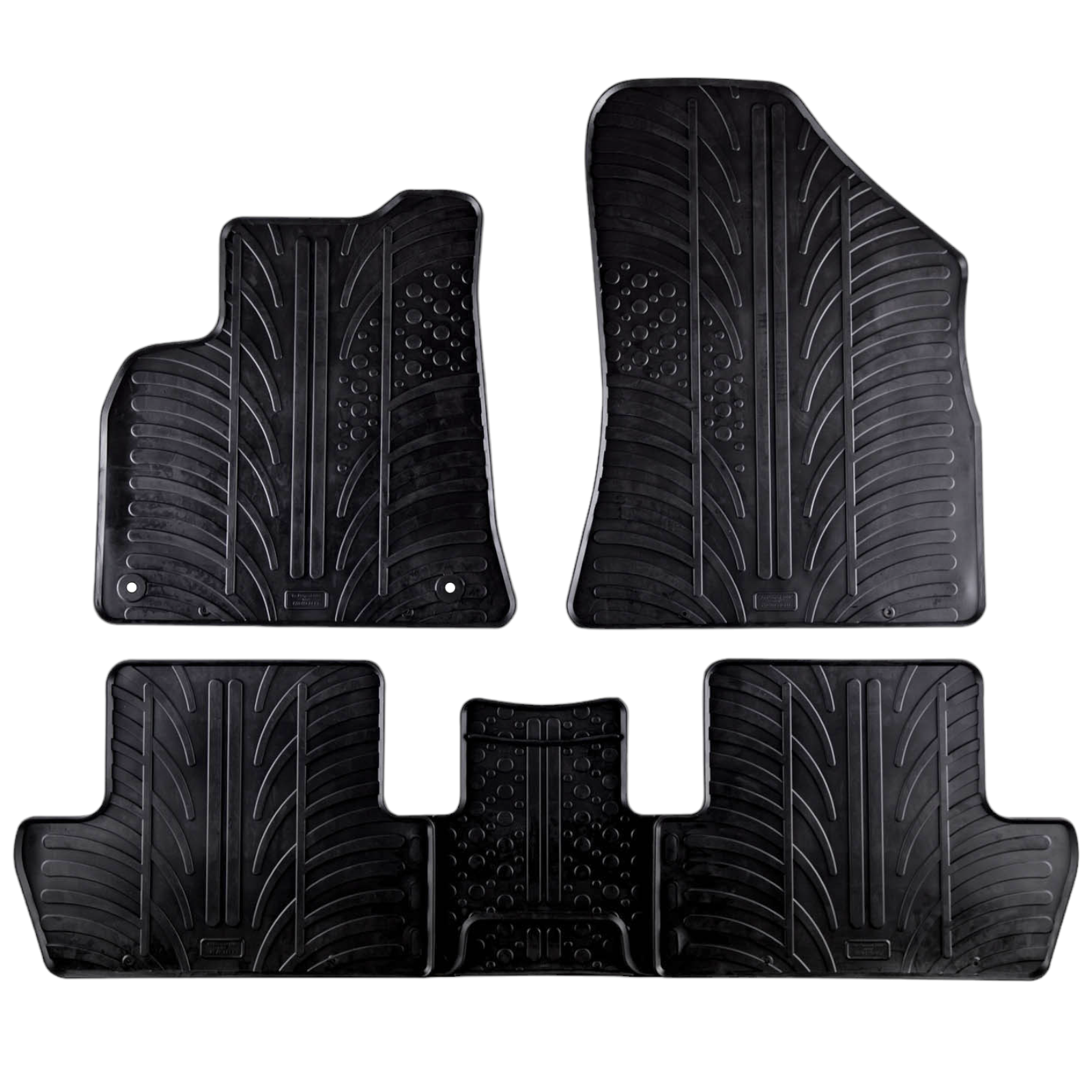 Rubber Car Floor Mats For Peugeot 3008 All Weather Heavy Duty Rugs Auto Liners