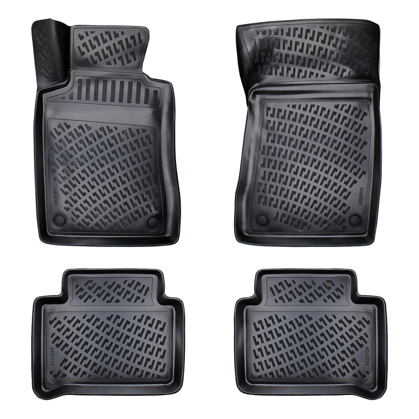 Car Floor Mats Liners For Mercedes CLS 2004-2010 All Weather Heavy Duty 3D Rugs