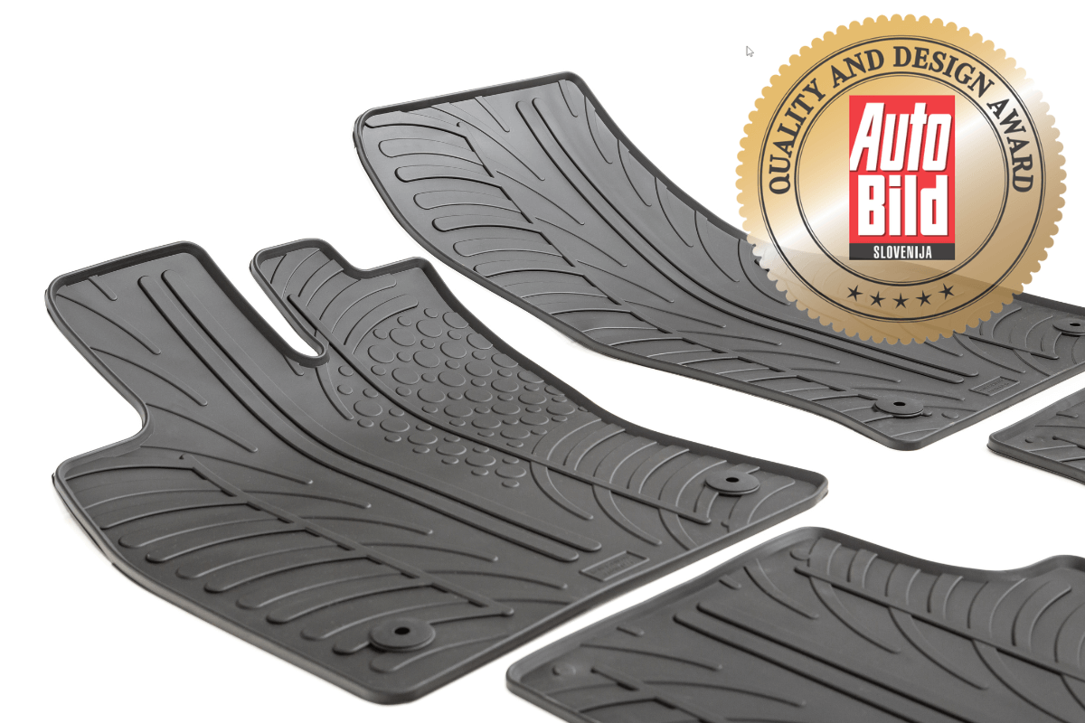 For Audi A5 Coupe 2016-2024 Car Floor Mats Rubber All Weather Heavy Duty Liners